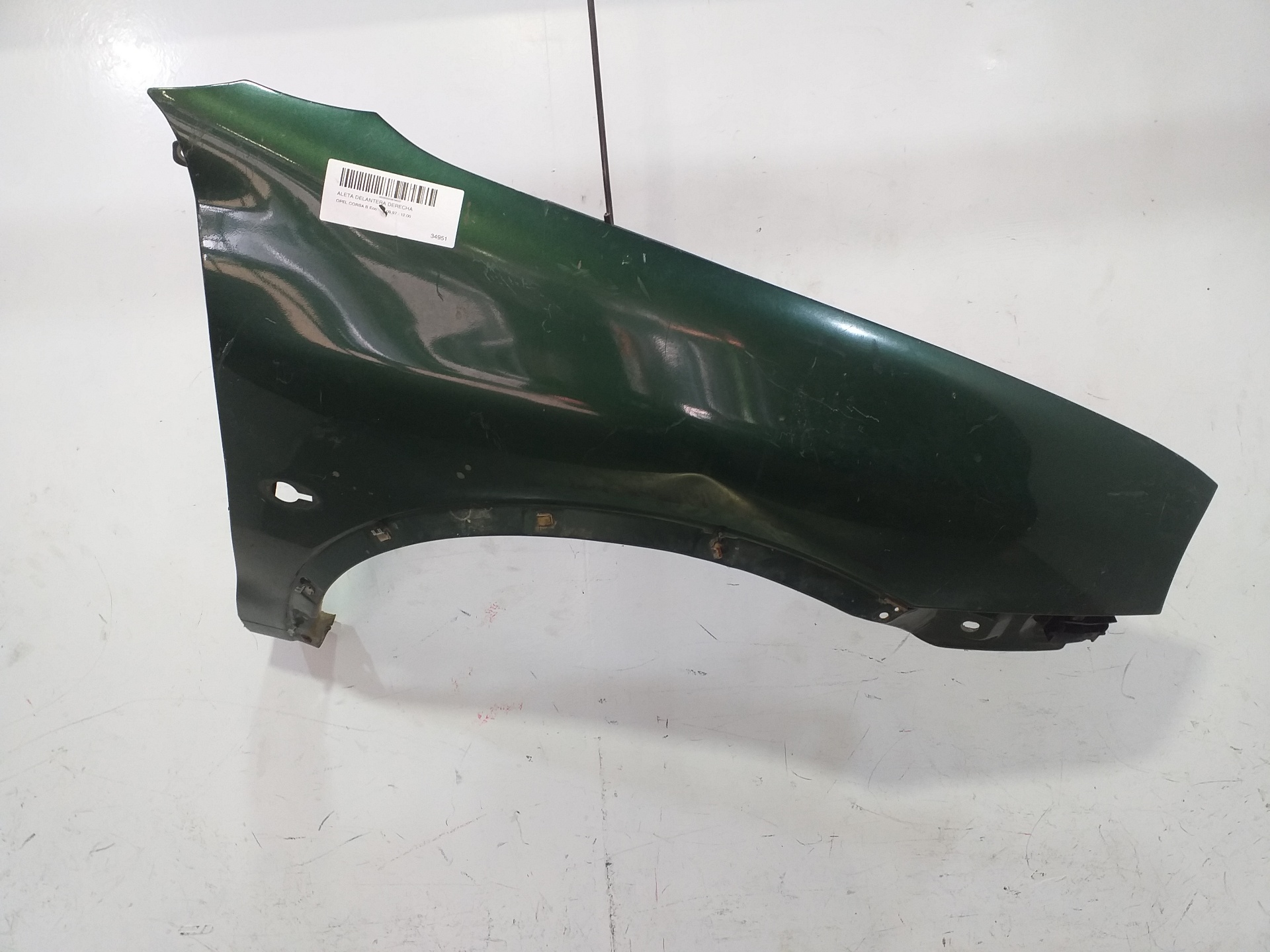 BMW 3 Series E36 (1990-2000) Front Right Fender 90387049 25393772