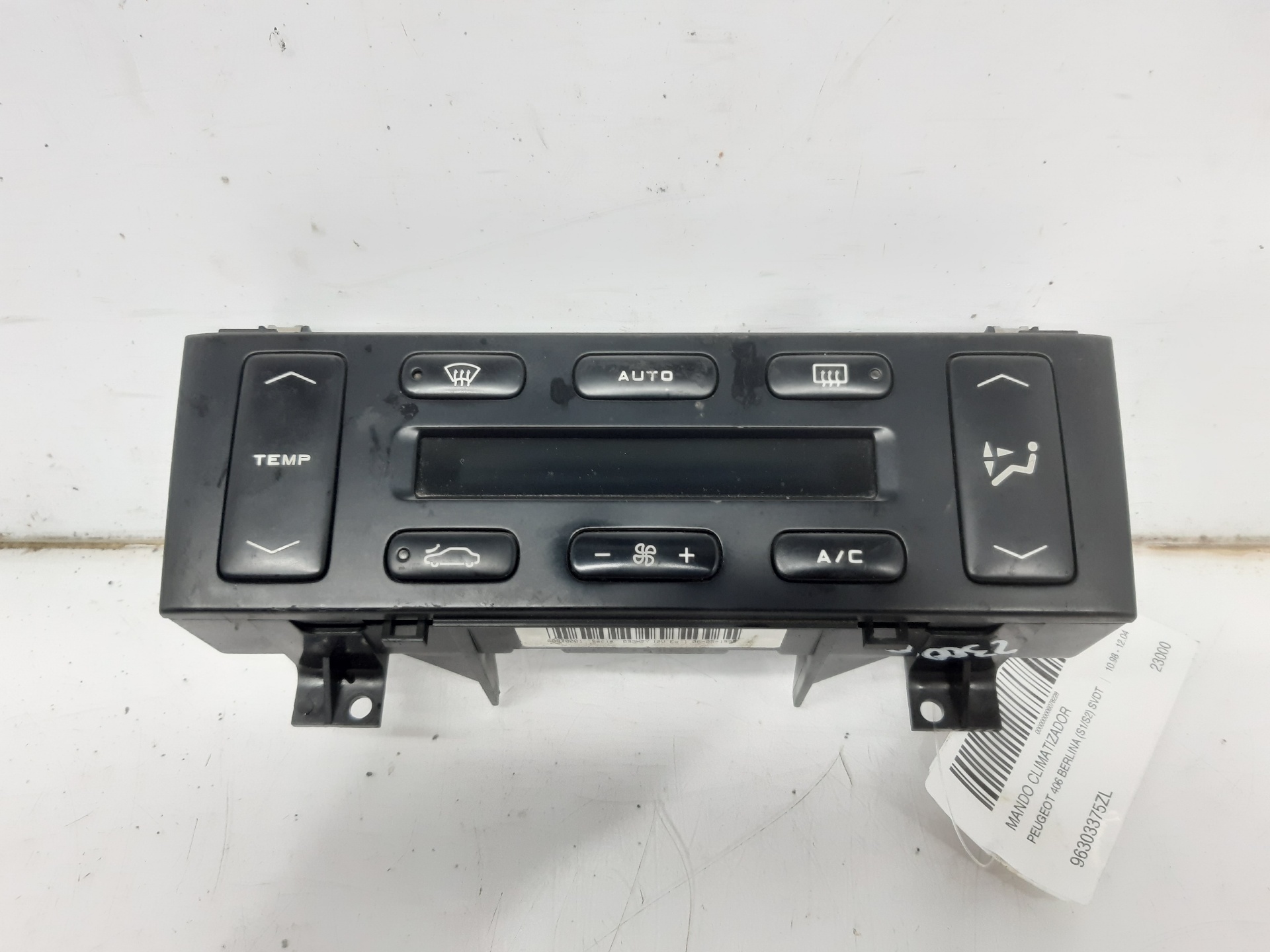 PEUGEOT 406 1 generation (1995-2004) Climate  Control Unit 96303375ZL 18659694