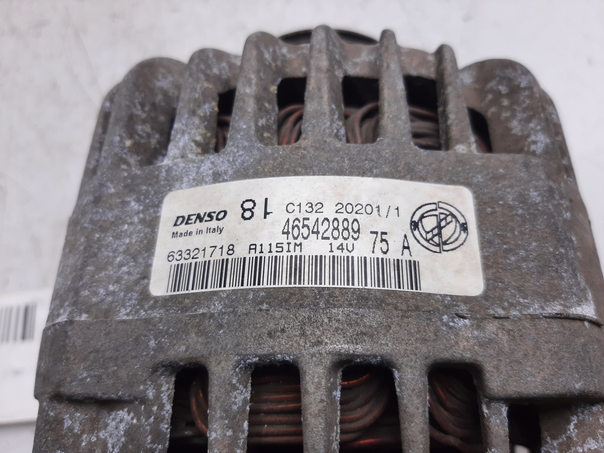 FIAT Punto 3 generation (2005-2020) Alternator 46542889 22586398