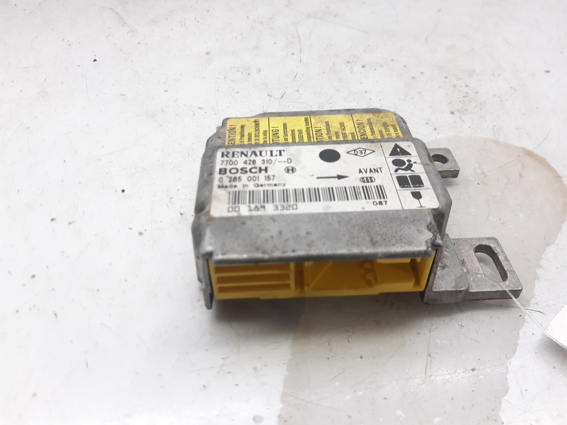 RENAULT Clio 2 generation (1998-2013) SRS vadības bloks 7700428310D 18675044