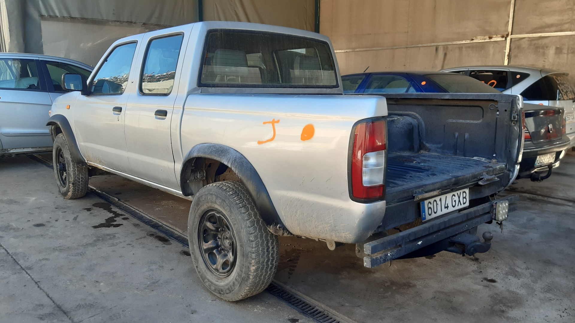 NISSAN Navara D22 (1997-2005) Galinė dešinė vidinė atidarymo rankelėlė 806702S40A 22019475