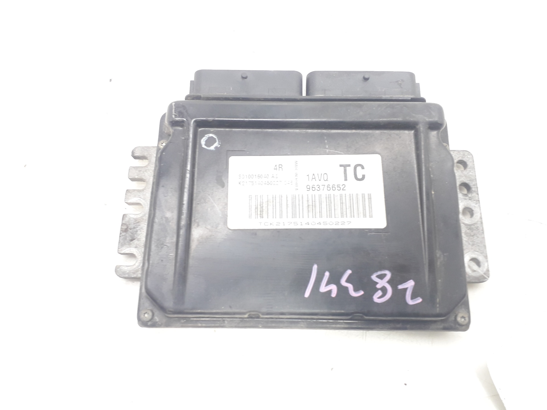 DAEWOO Kalos 1 generation (2002-2020) Moottorin ohjausyksikkö ECU 96376652 18802435