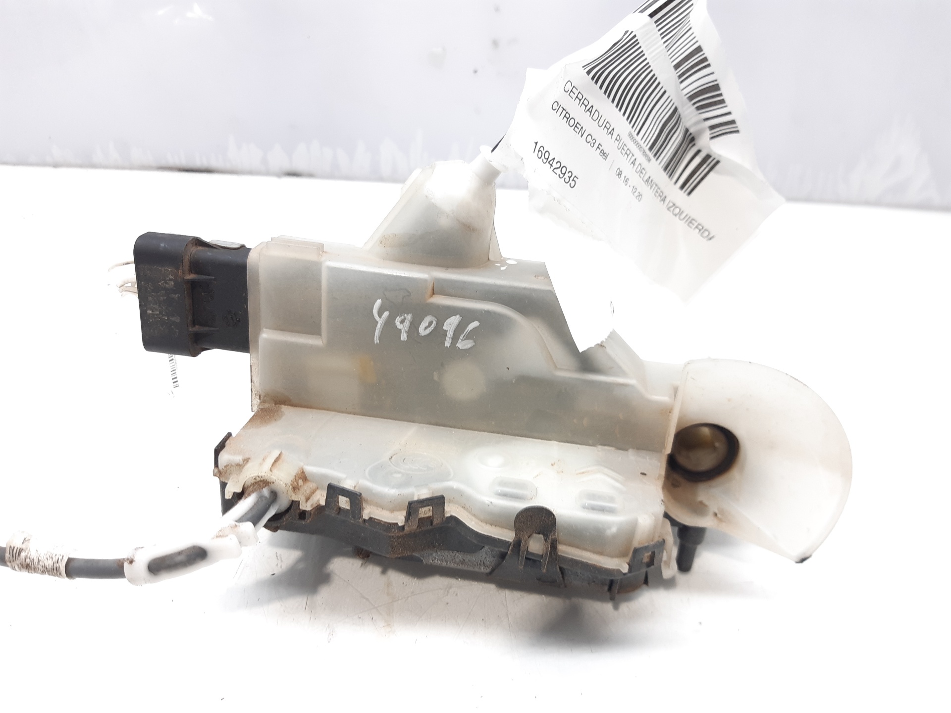 CITROËN C3 2 generation (2009-2016) Front Left Door Lock 16942935 22468414