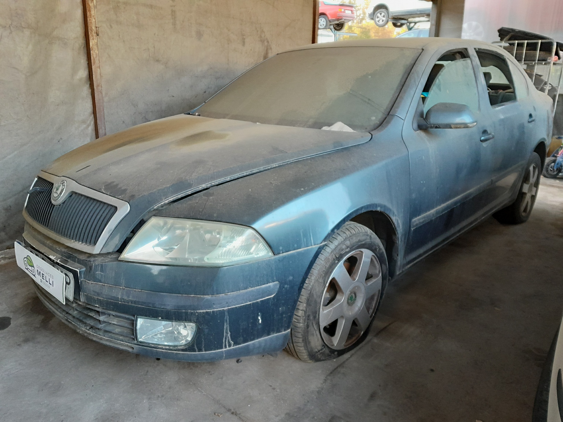 SKODA Octavia 2 generation (2004-2013) Левая противотуманка переднего бампера 1Z0941699 22473633