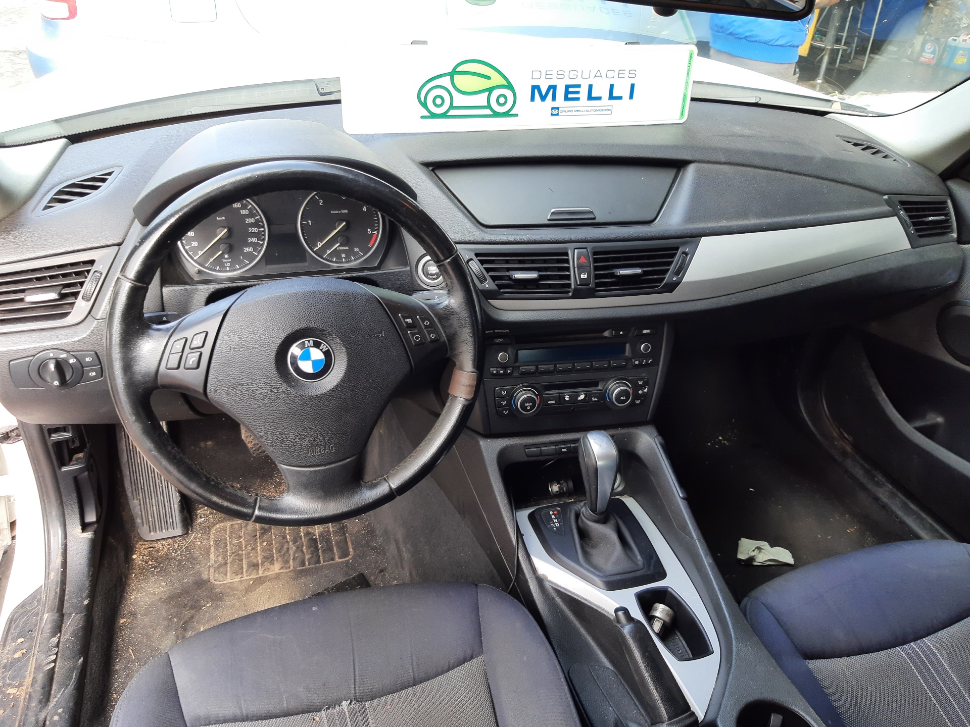 BMW X1 E84 (2009-2015) Kairys skydelis nuo saulės (saulės apsauga) 51167252007 22610786