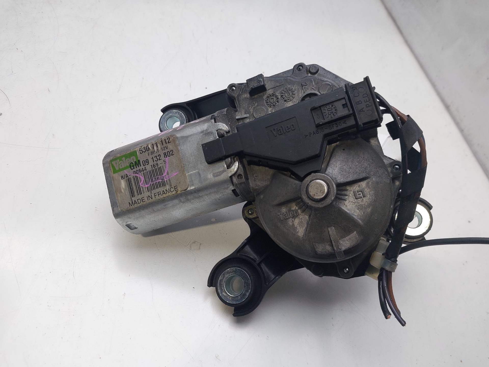 OPEL Corsa C (2000-2006) Tailgate  Window Wiper Motor 09132802 22509850