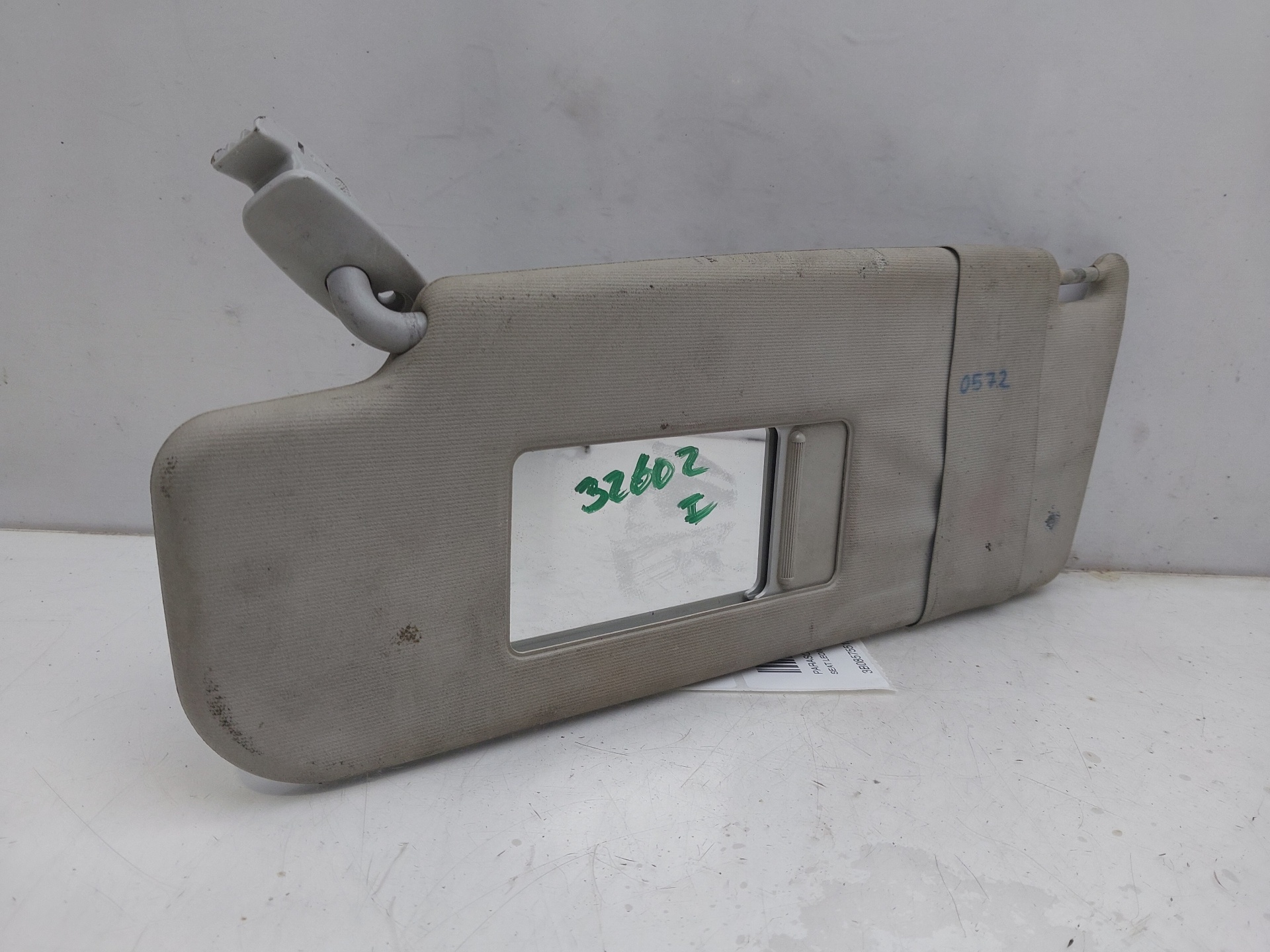 SEAT Leon 1 generation (1999-2005) Left Side Sun Visor 3B0857551AMFKZ 22560327