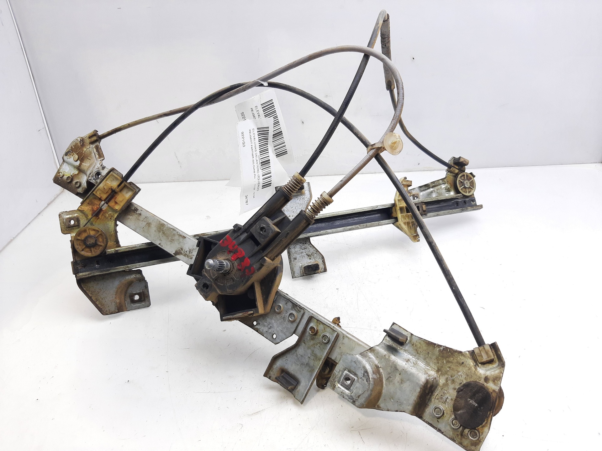 PEUGEOT Partner 1 generation (1996-2012) Front Left Door Window Regulator 9221G3 26587849