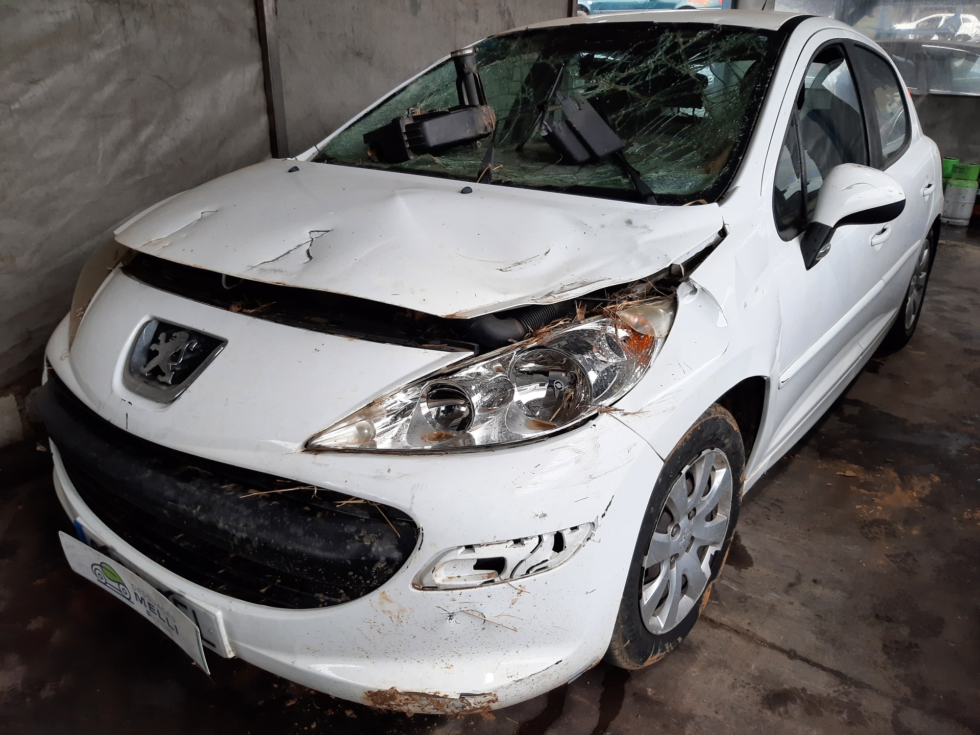 PEUGEOT 207 1 generation (2006-2009) Forgattyúsház 0301L5 18753055