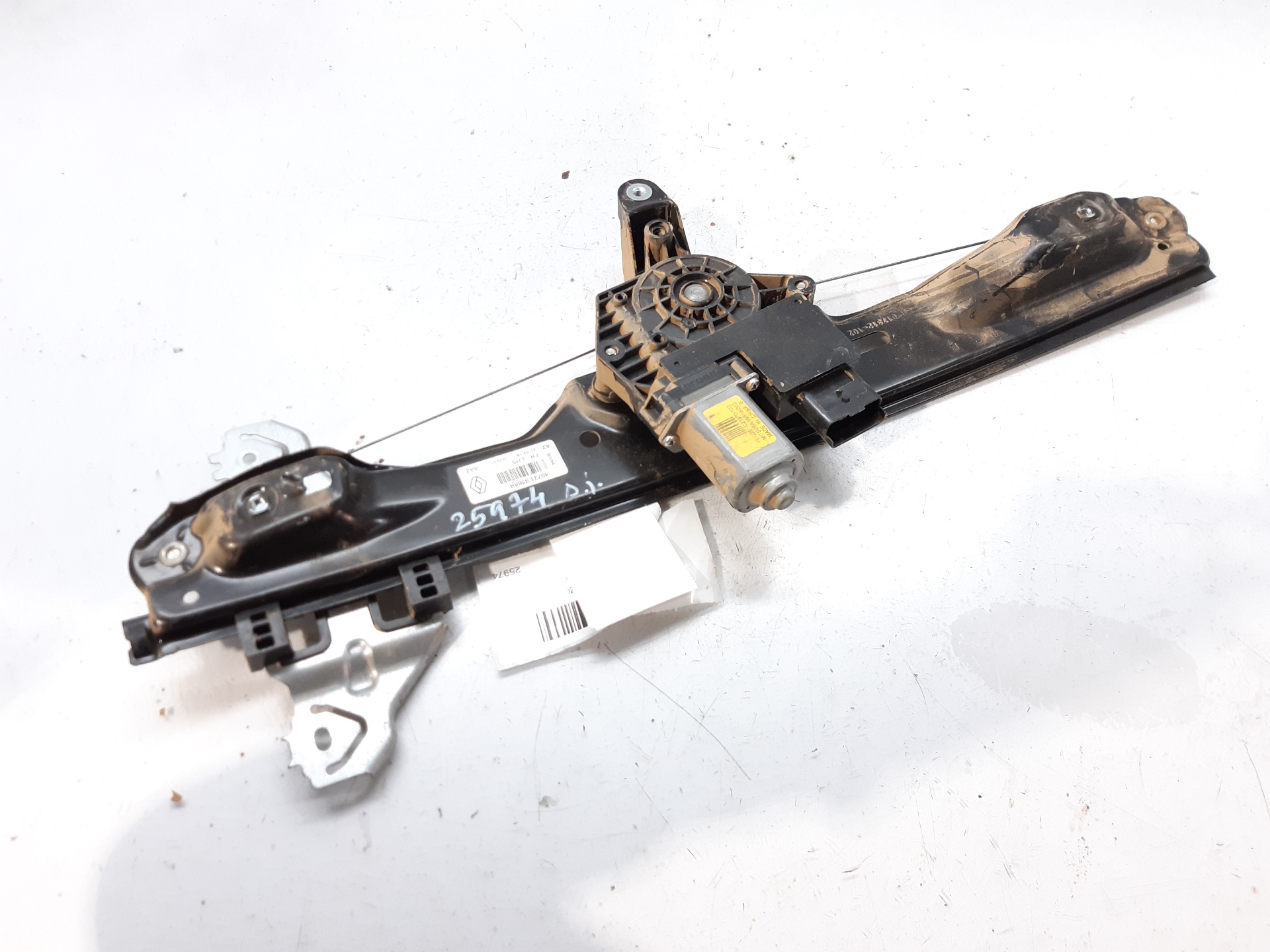 RENAULT Kadjar 1 generation (2015-2024) Front Left Door Window Regulator 807218568R 24039691