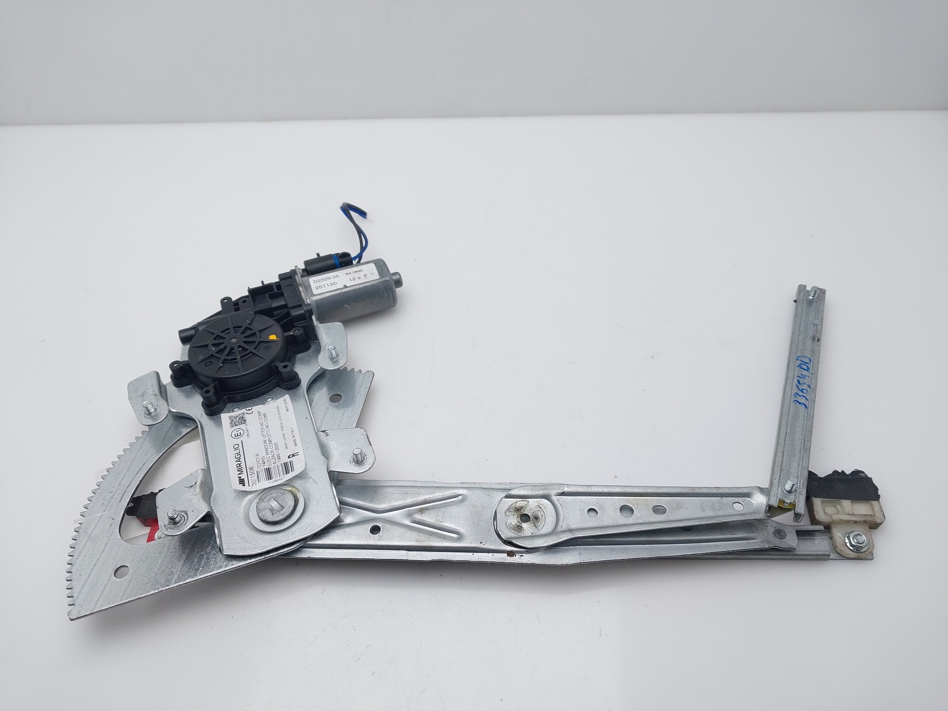 RENAULT Yaris 1 generation (1999-2005) Front Right Door Window Regulator 8571052030 23083267