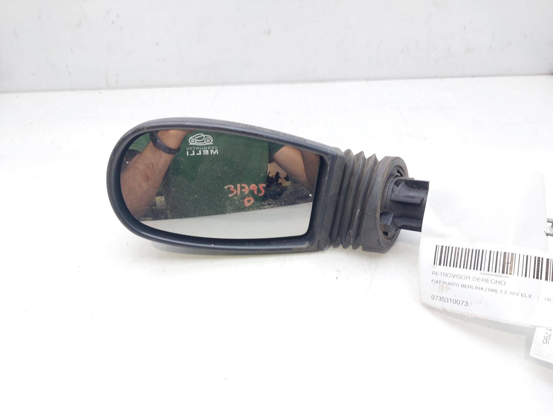 FIAT Punto 3 generation (2005-2020) Right Side Wing Mirror 0735310073 22338705