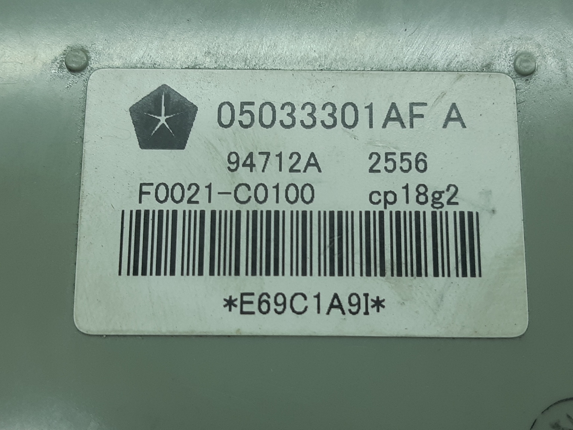 JEEP Grand Cherokee 4 generation (WK) (2004-2024) Citau veidu vadības bloki 05033301AF 18670741