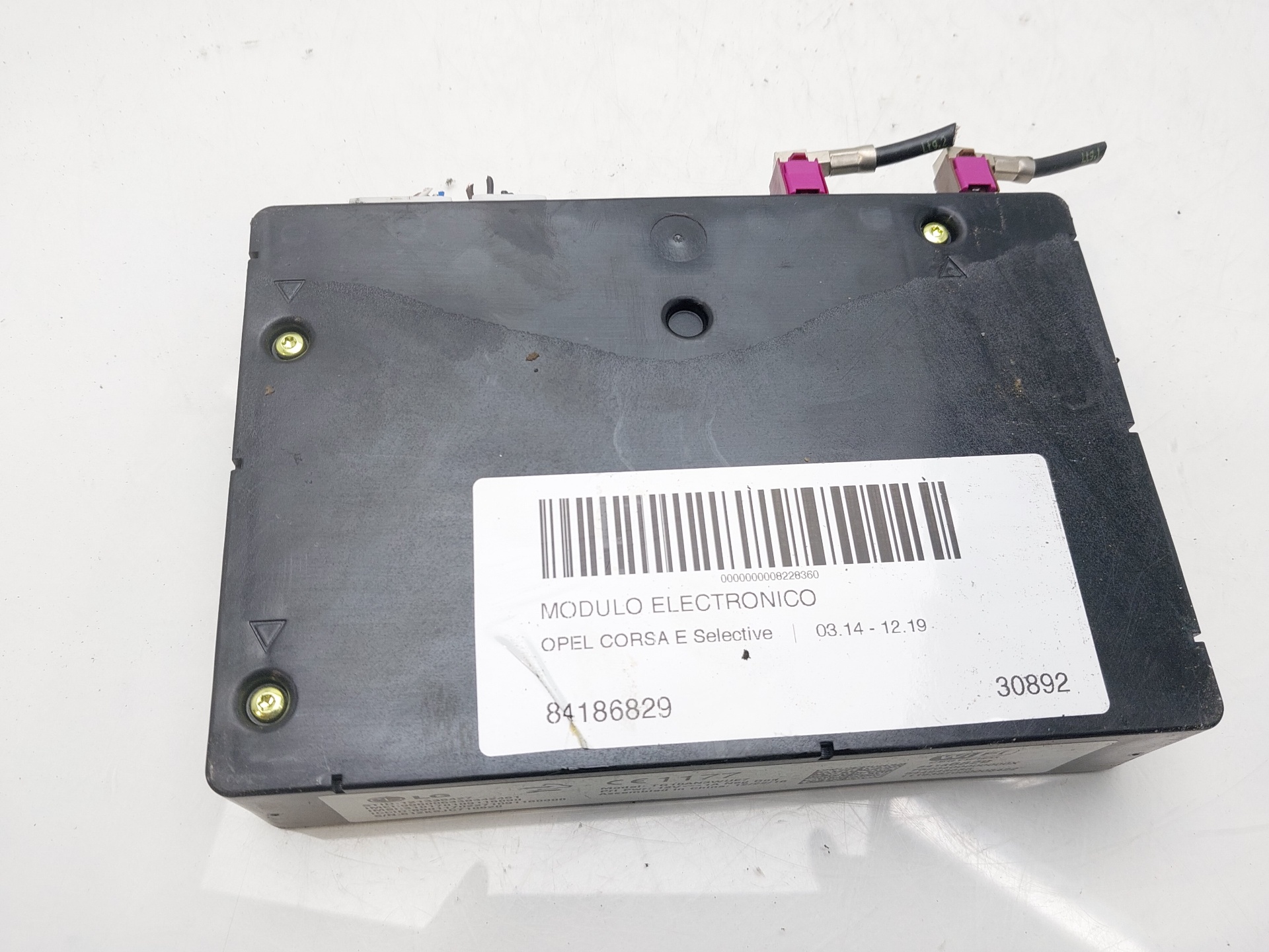 OPEL Corsa D (2006-2020) Other Control Units 84186829 20491227