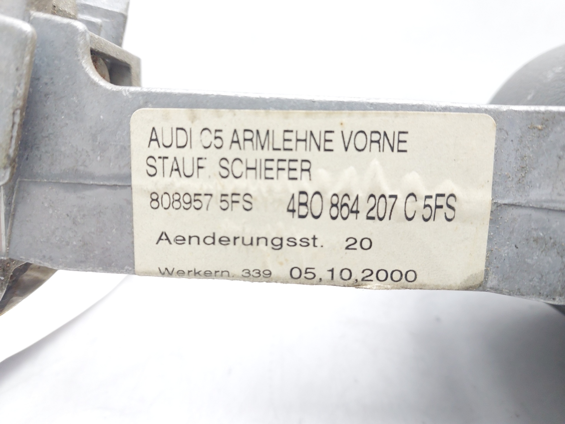 AUDI A3 8L (1996-2003) Подлокотник 4B0864207C 23014068