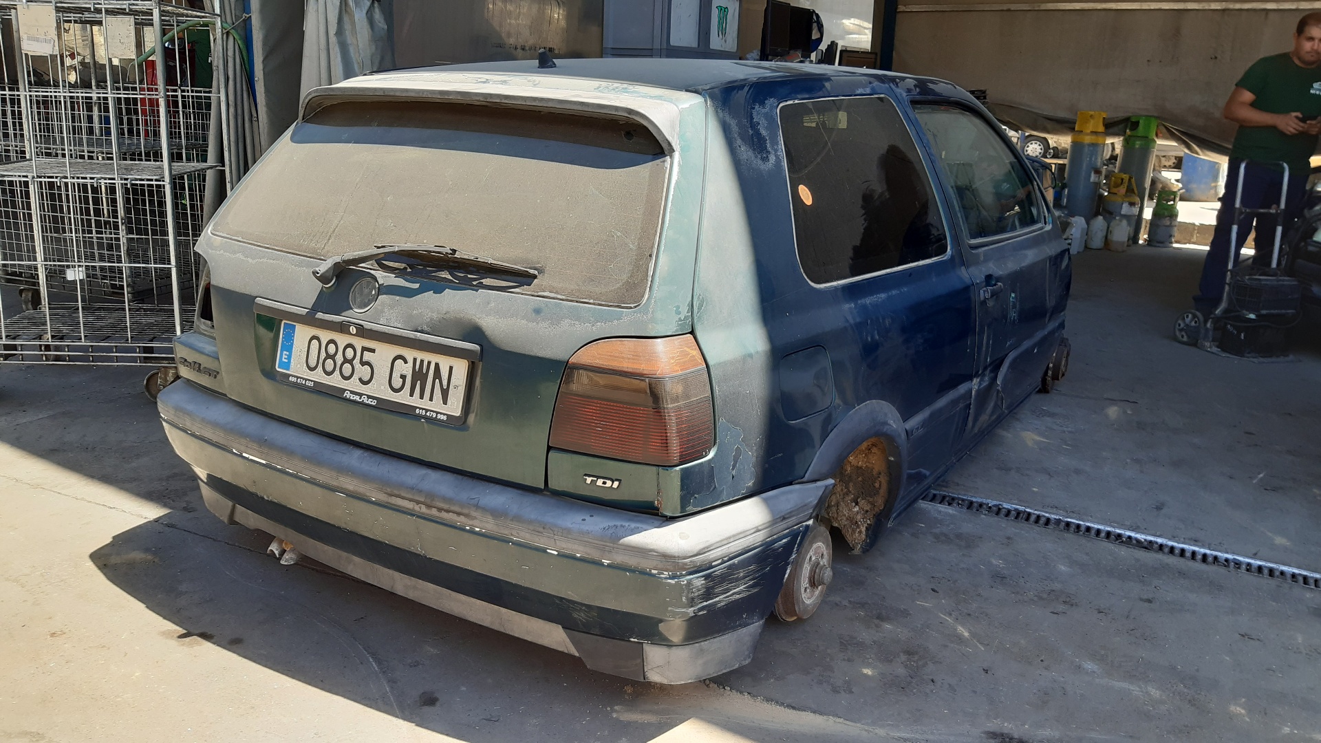 VOLKSWAGEN Golf 3 generation (1991-1998) Bal oldali visszapillantó tükör 17387 22047508