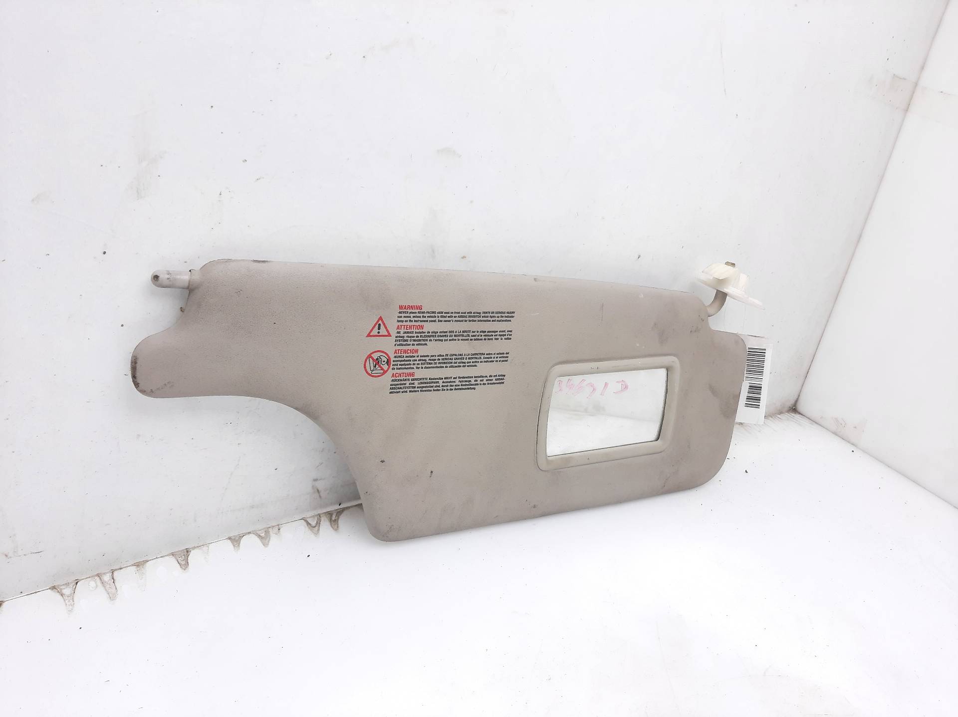 RENAULT Modus 1 generation (2004-2012) Right Side Sun Visor 8200213199 25187014