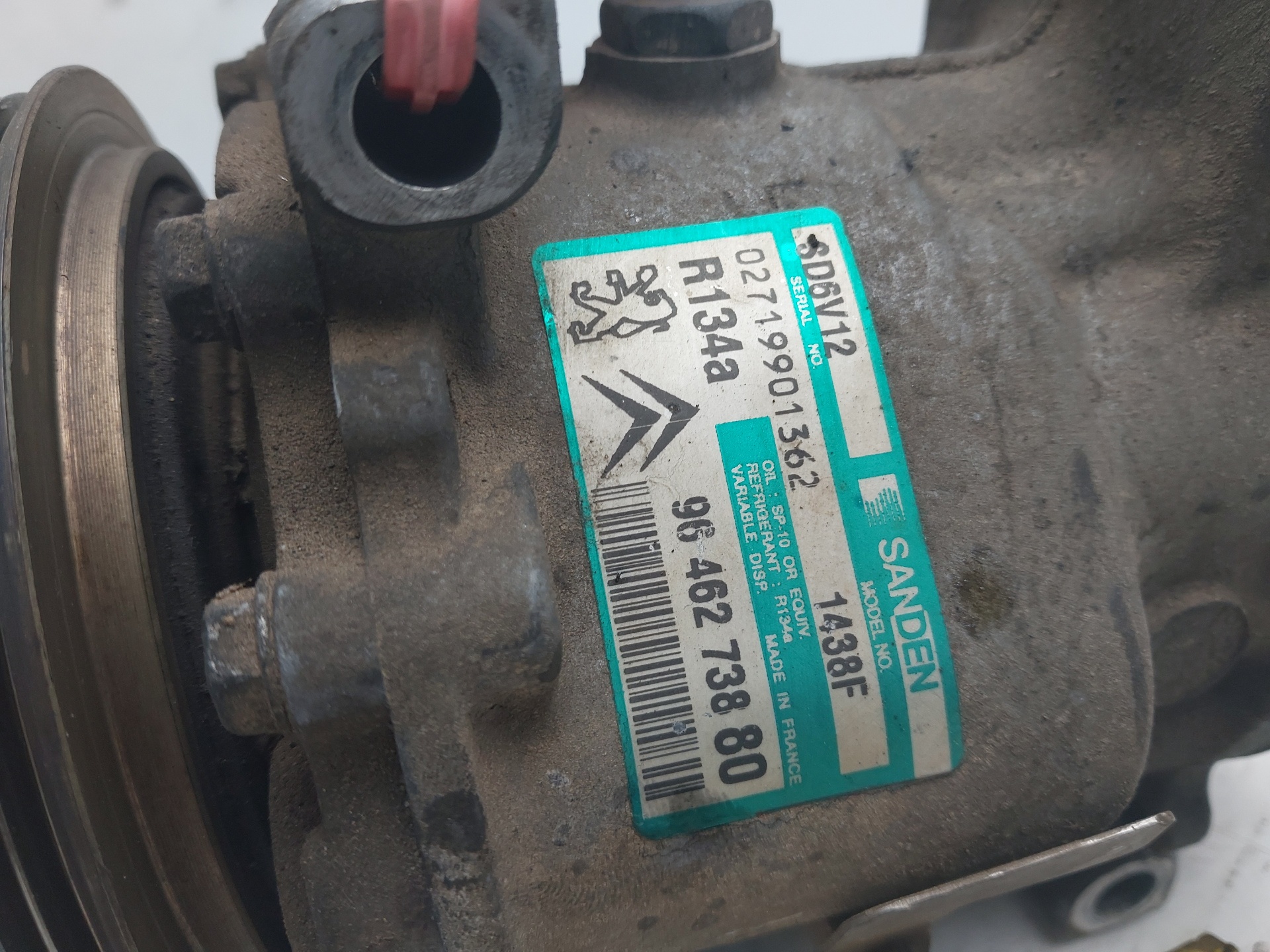 CITROËN Xsara 1 generation (1997-2004) Air Condition Pump 9646273880 25009216