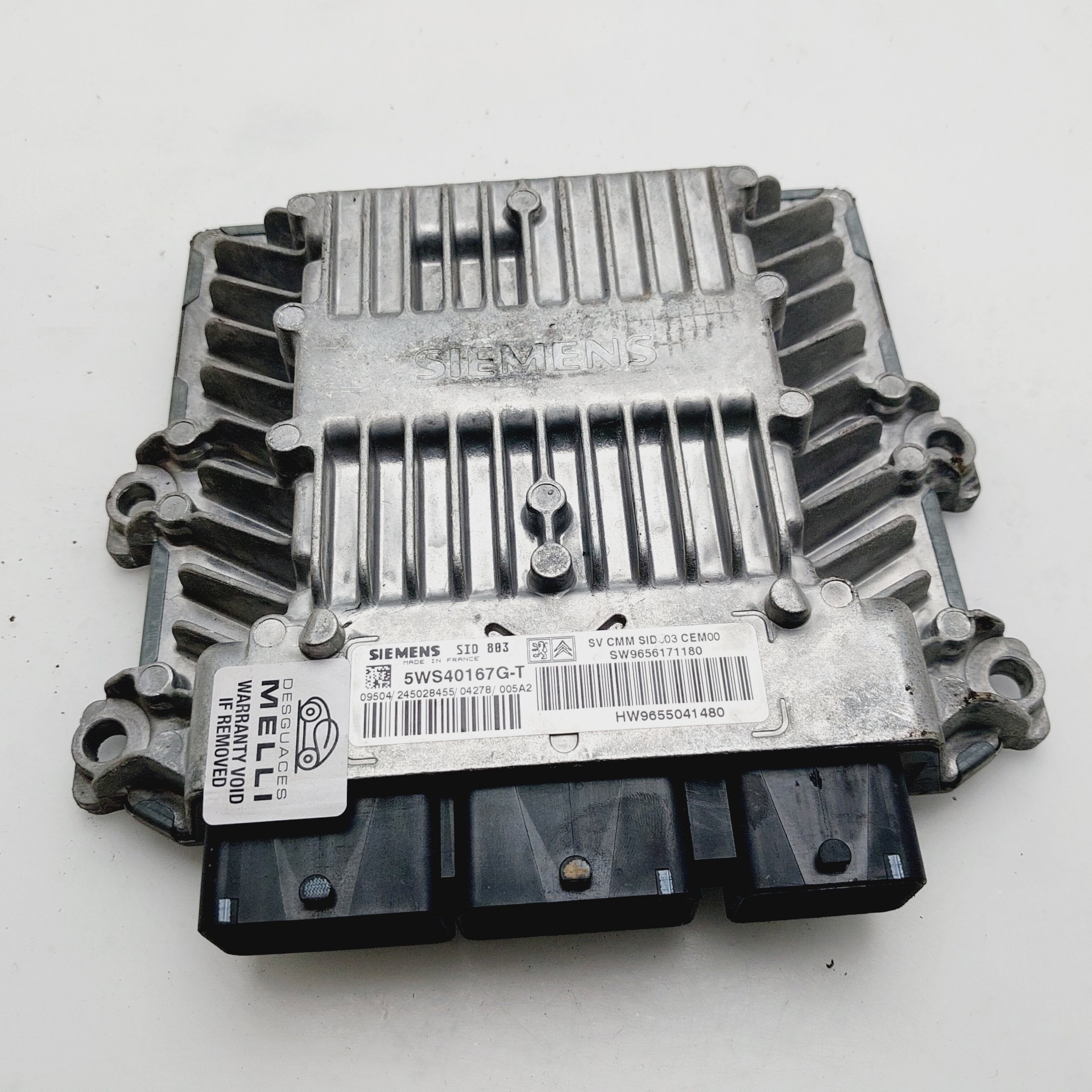 VAUXHALL 407 1 generation (2004-2010) Motora vadības bloks 9656171180 25224210