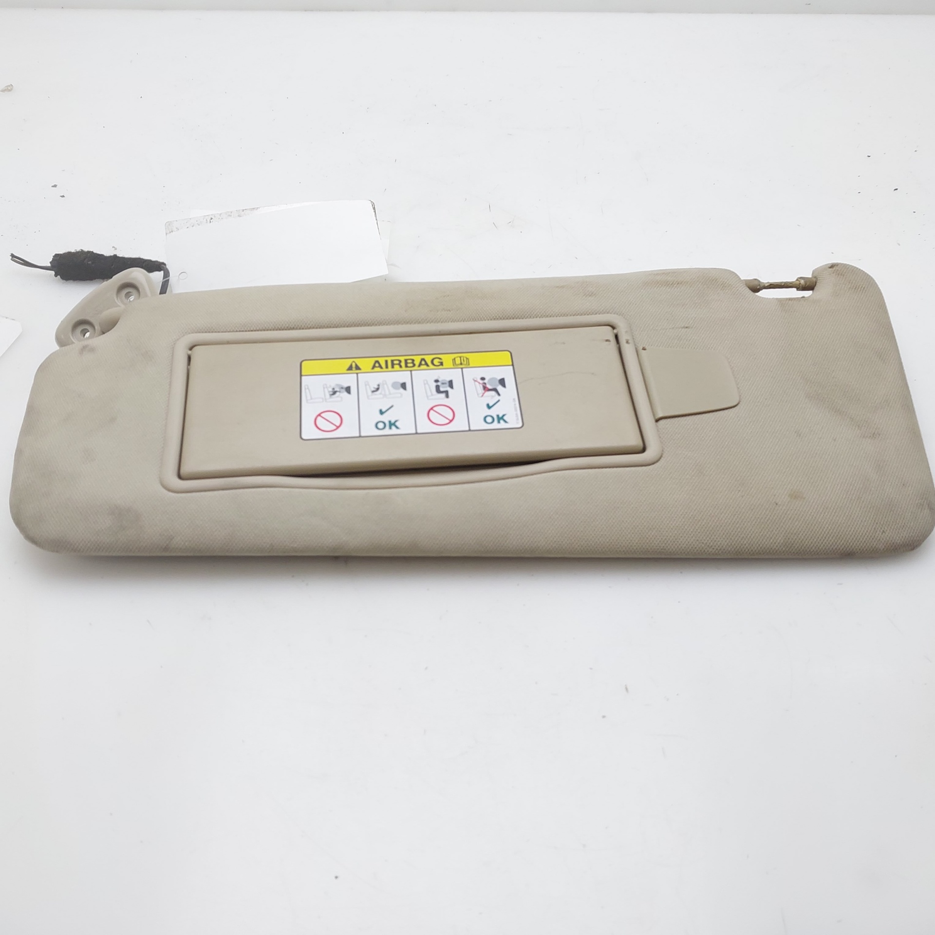 JAGUAR XF 1 generation  (2011-2016) Left Side Sun Visor 3U5A00014DA 25157537