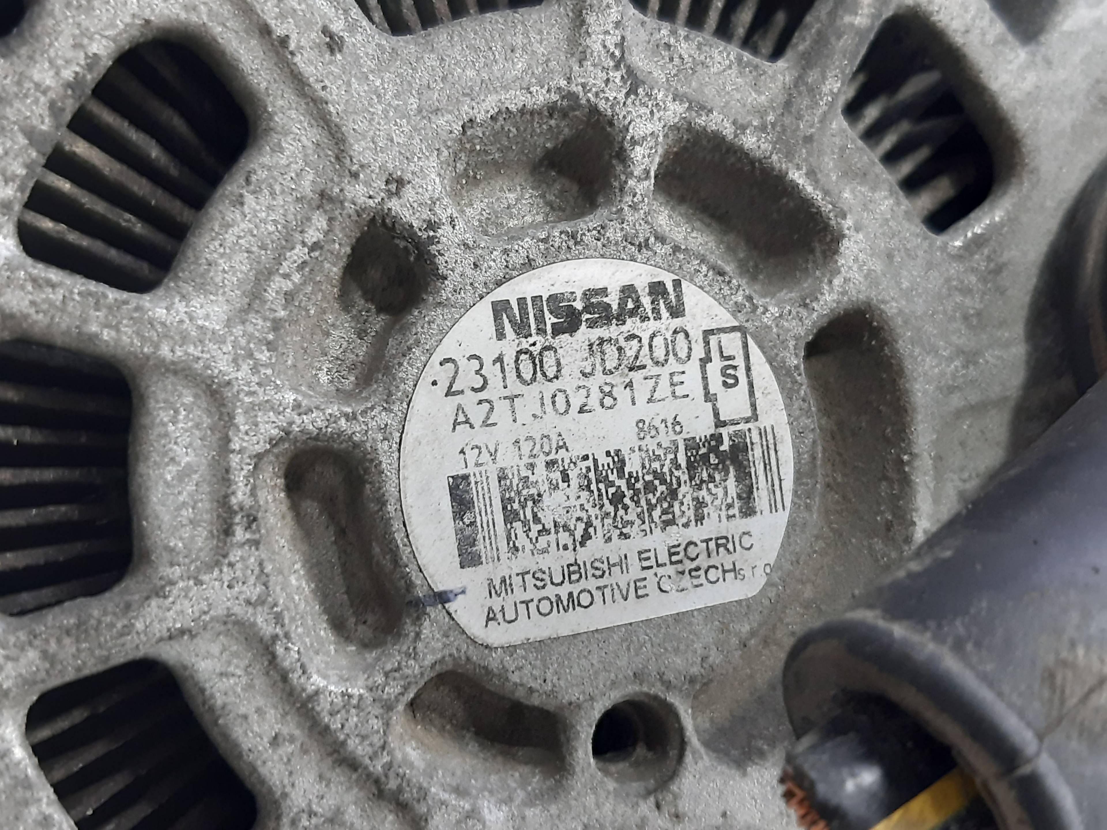 NISSAN Qashqai 1 generation (2007-2014) Генератор 23100JD200 18800865