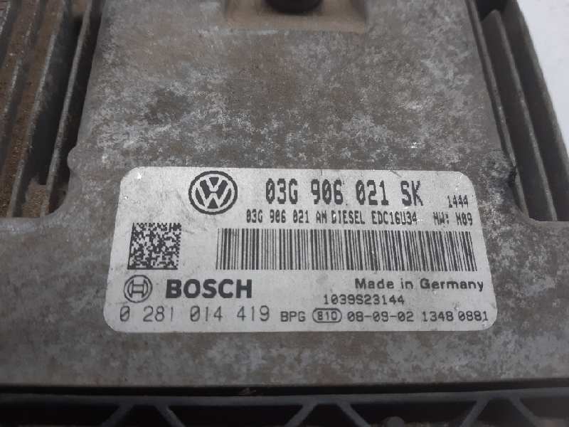 SEAT Toledo 3 generation (2004-2010) Moottorin ohjausyksikkö ECU 03G906021SK 18569801