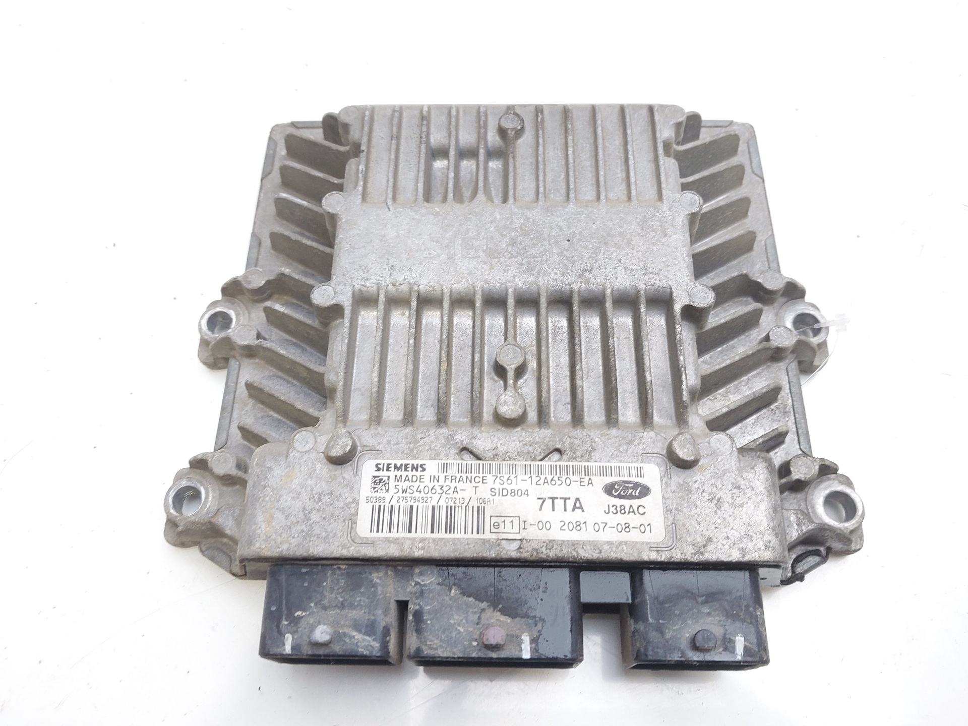 FORD Fiesta 5 generation (2001-2010) Motora vadības bloks 7S6112A650EA 23014989