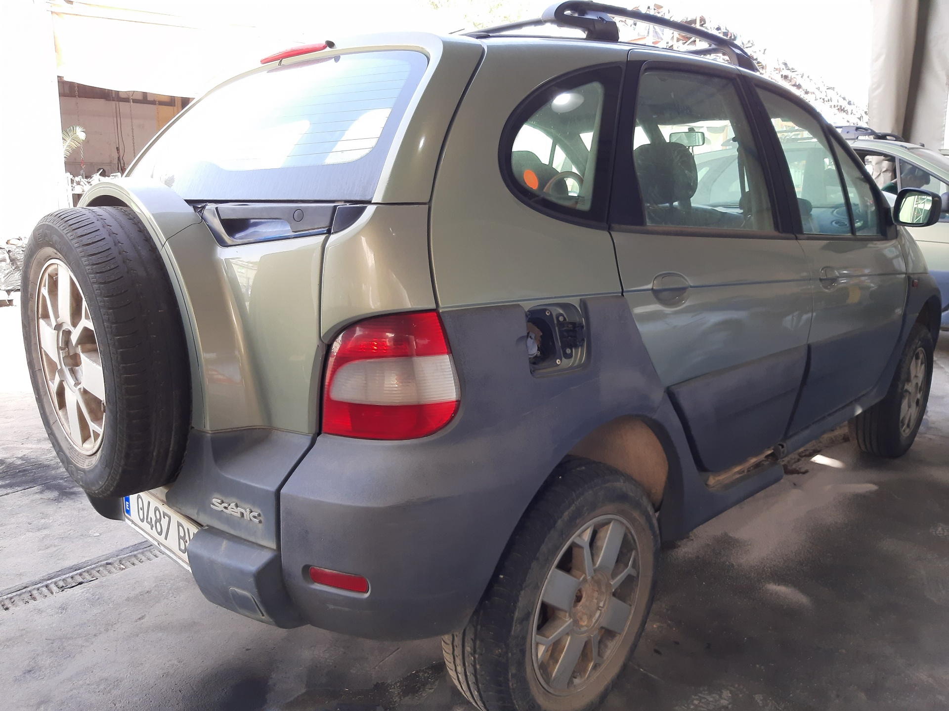 RENAULT Scenic 1 generation (1996-2003) Galinių kairių durų išorinė rankenėlė 7700433075 20147063