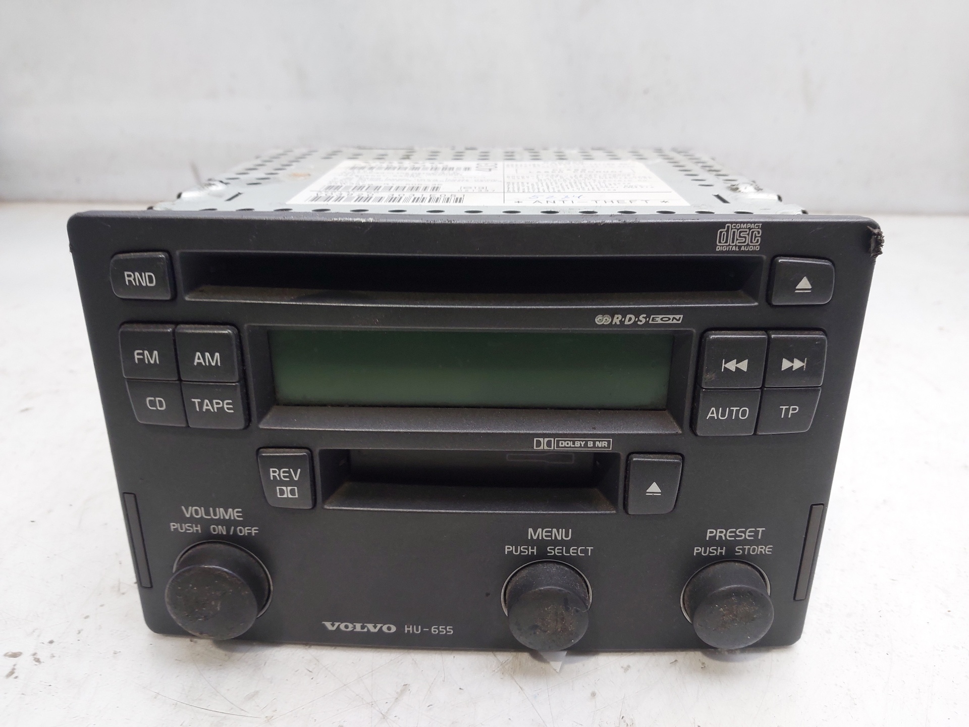 VOLVO S40 1 generation (1996-2004) Lecteur de musique sans GPS 30623403 24151060