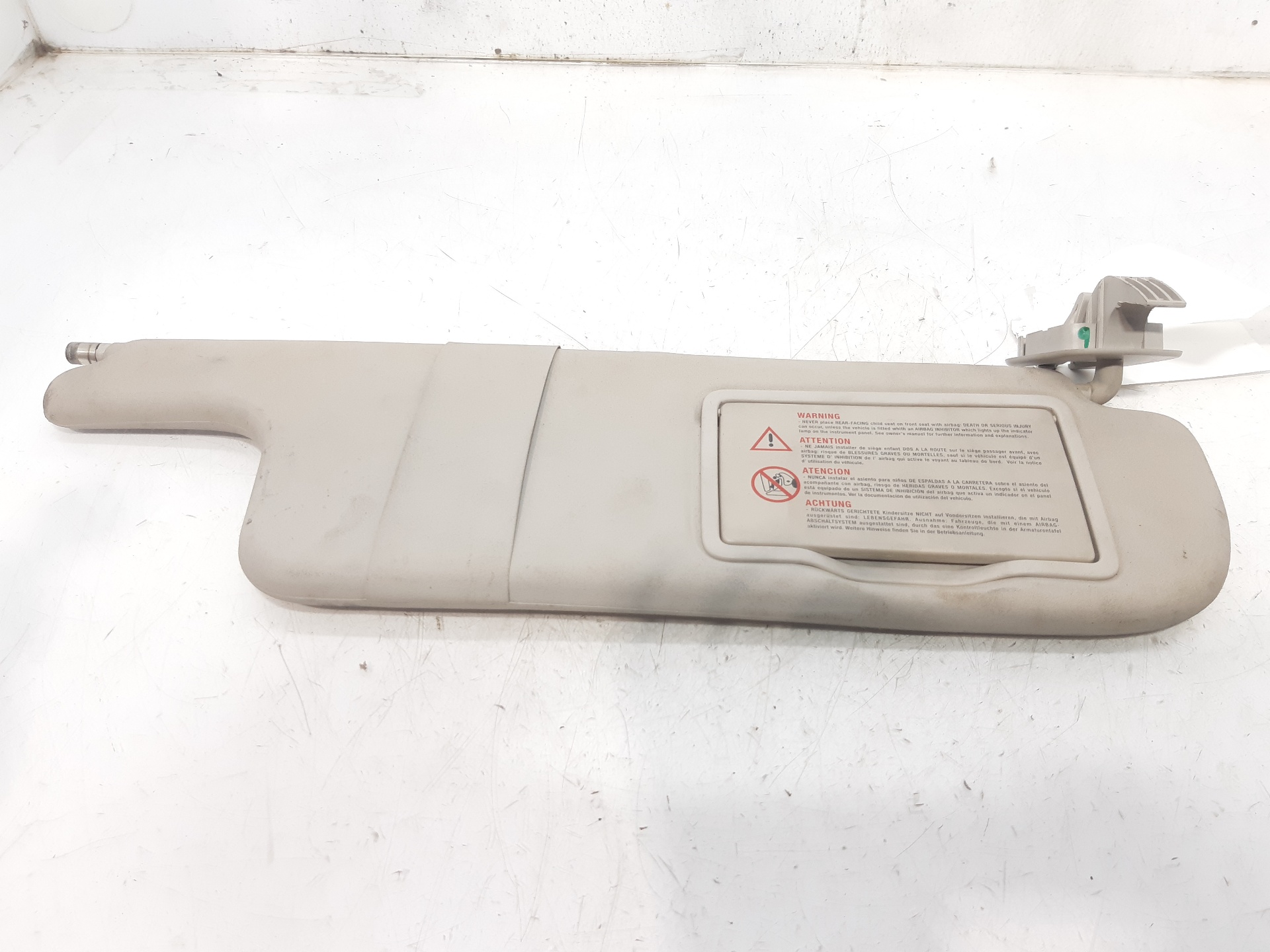 RENAULT Laguna 2 generation (2001-2007) Right Side Sun Visor 820000096 18723331