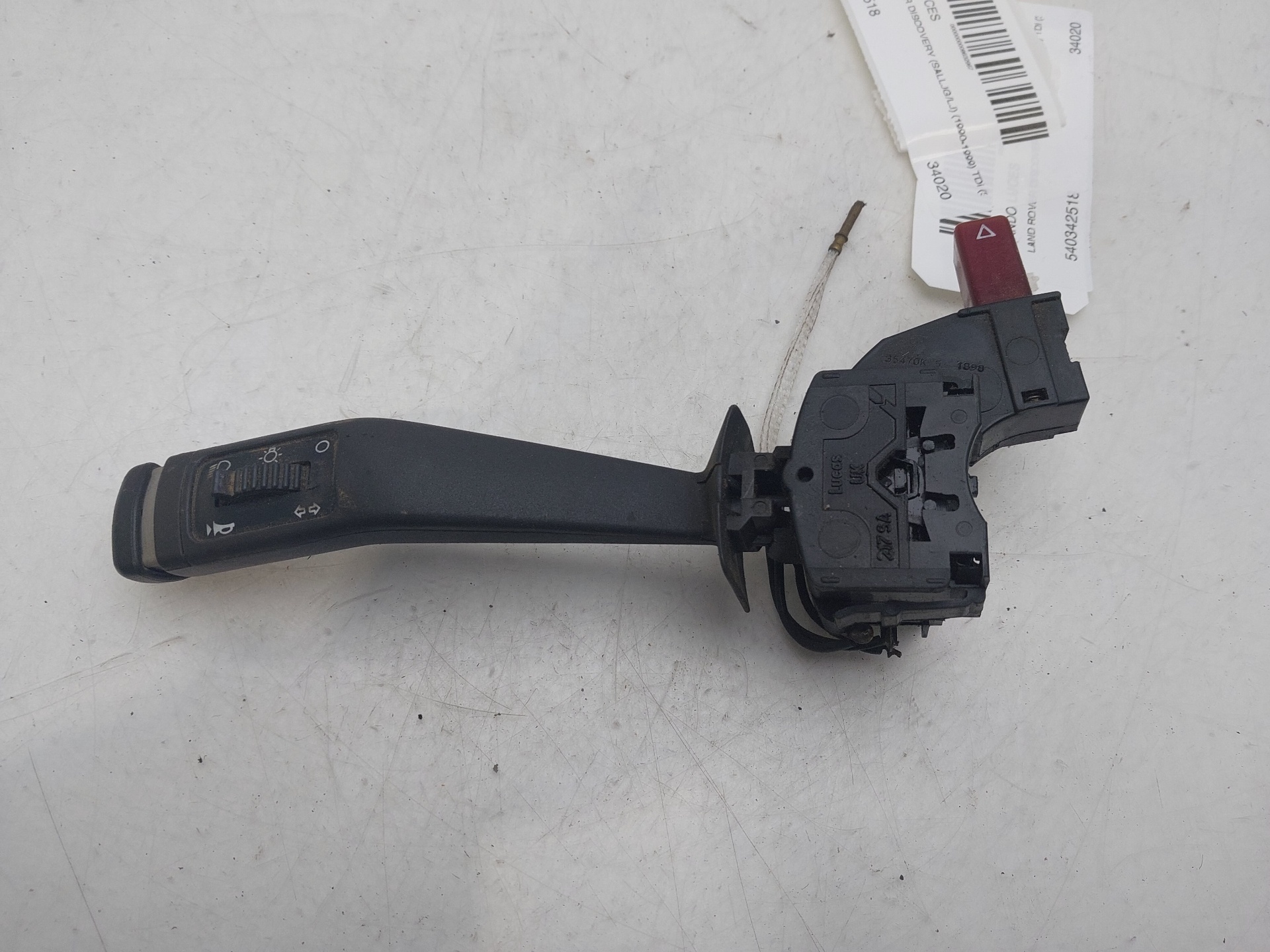 LAND ROVER Discovery 1 generation (1989-1997) Headlight Switch Control Unit 540342518 24760043