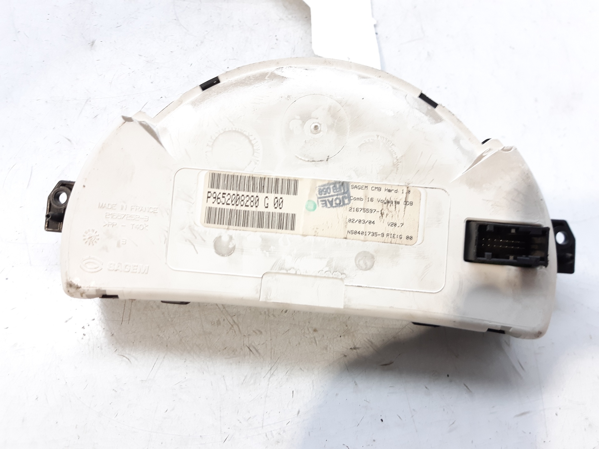 CITROËN C3 1 generation (2002-2010) Compteur de vitesse 9652008280 18738089