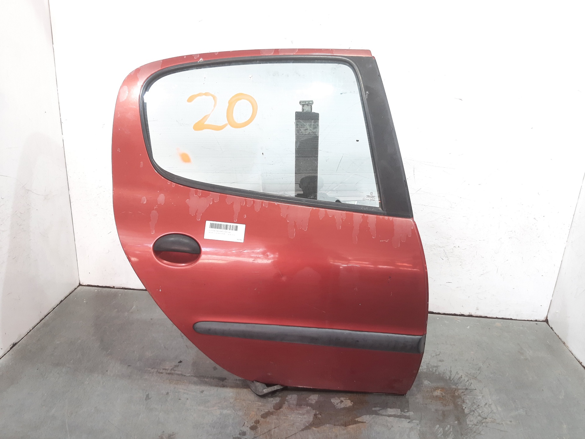 PEUGEOT 206 1 generation (1998-2009) Rear Right Door 9008A5 22338304