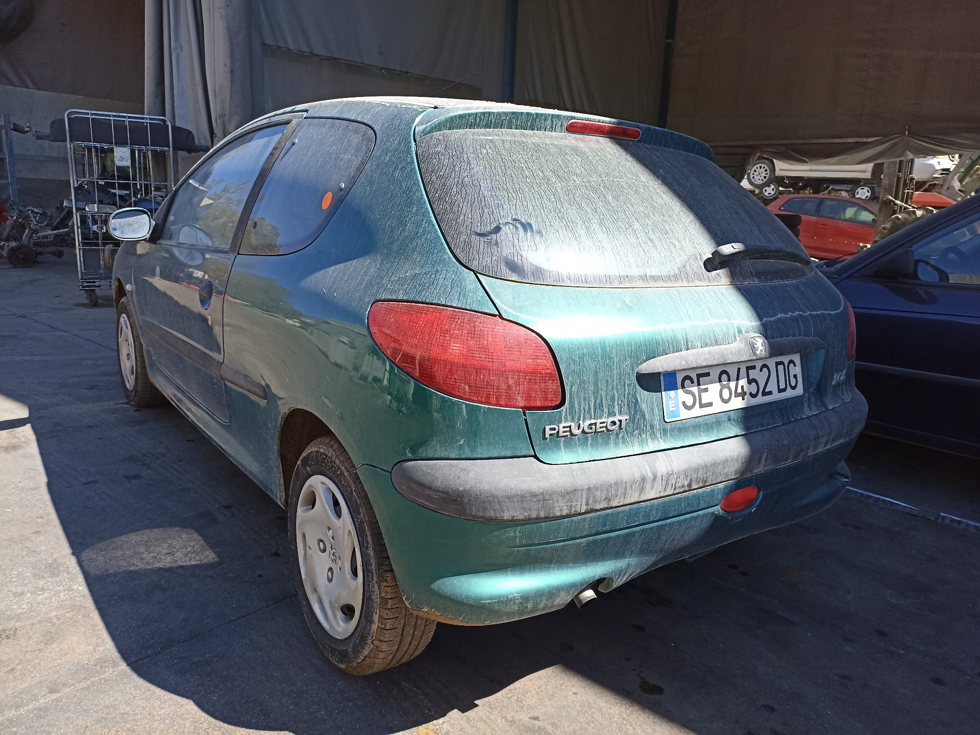 PEUGEOT 206 1 generation (1998-2009) Aizmugurējais buferis 7013L0 22457270