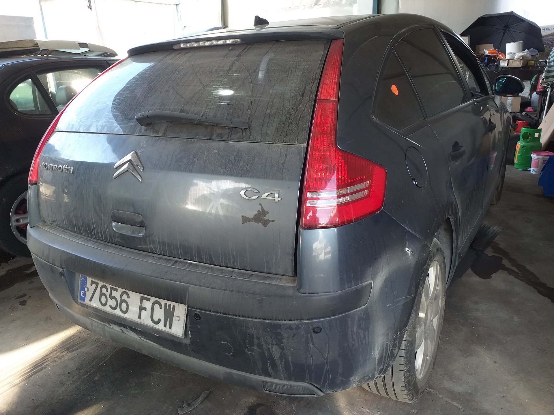 CITROËN C4 1 generation (2004-2011) Aizmugurējo labo durvju logu pacēlājs 9647444280 22029474