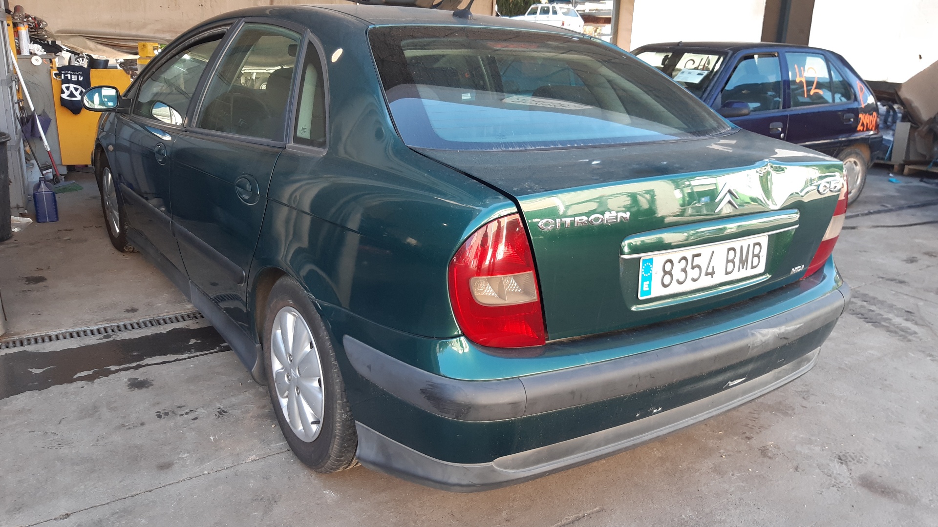 CITROËN C5 1 generation (2001-2008) Venstre bagerste indvendige åbningshåndtag 9641315777 18719946