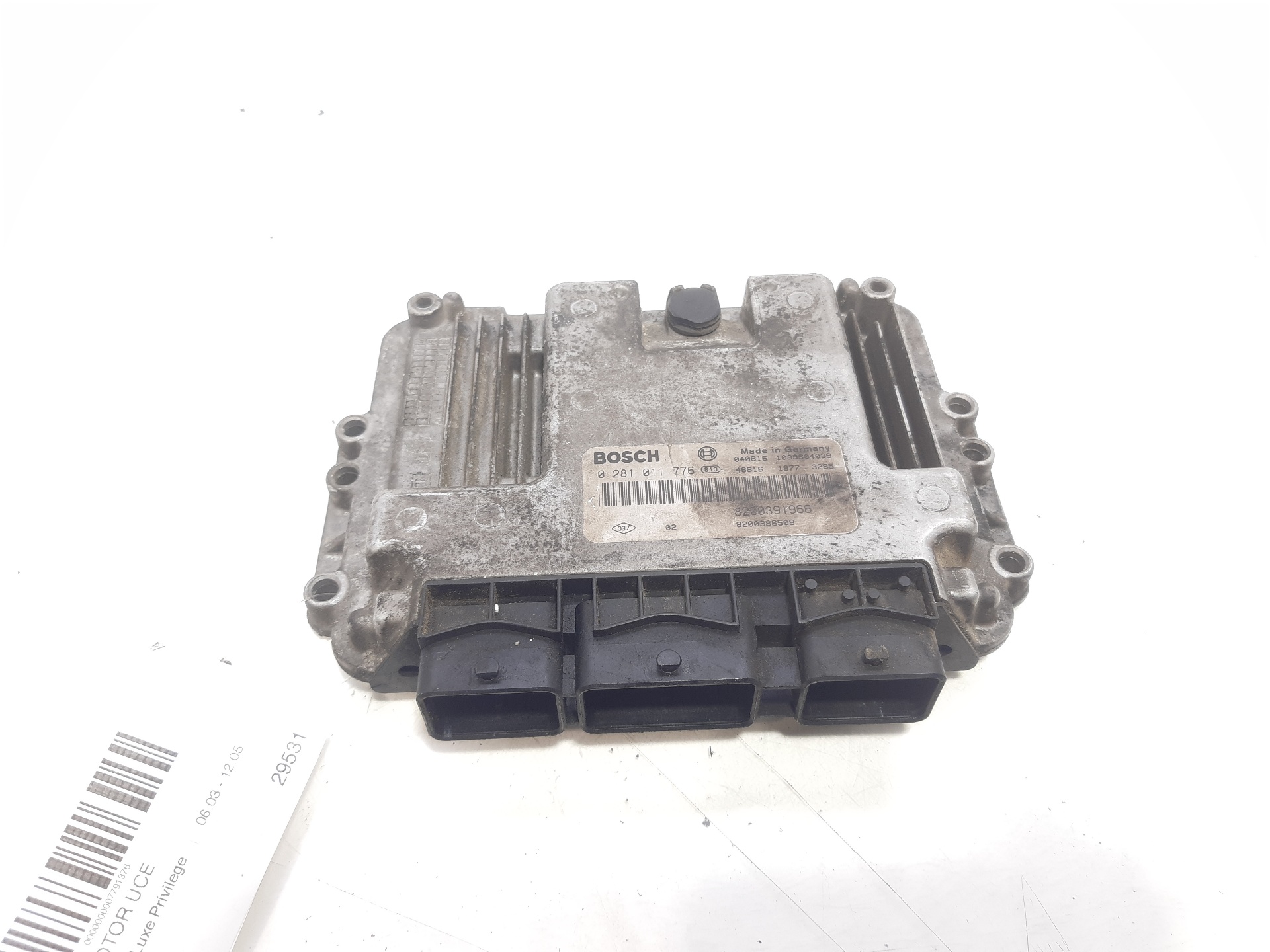 DODGE Scenic 2 generation (2003-2010) Engine Control Unit ECU 8200391966 22466964