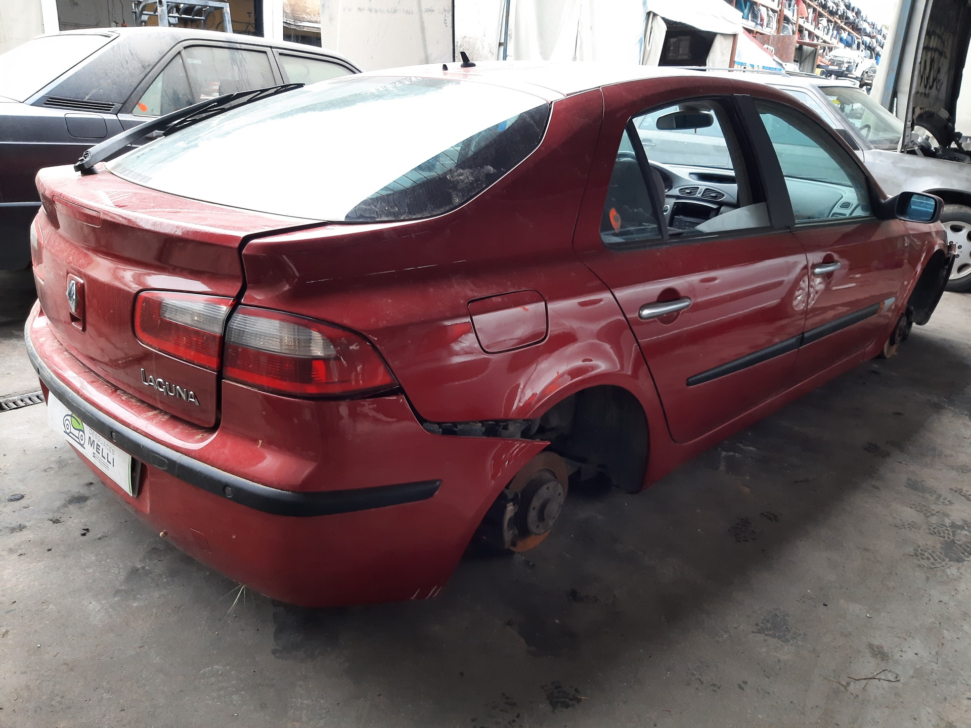 RENAULT Laguna 2 generation (2001-2007) Galinė kairė vidinė atidarymo rankelėlė 8200000723 24759364