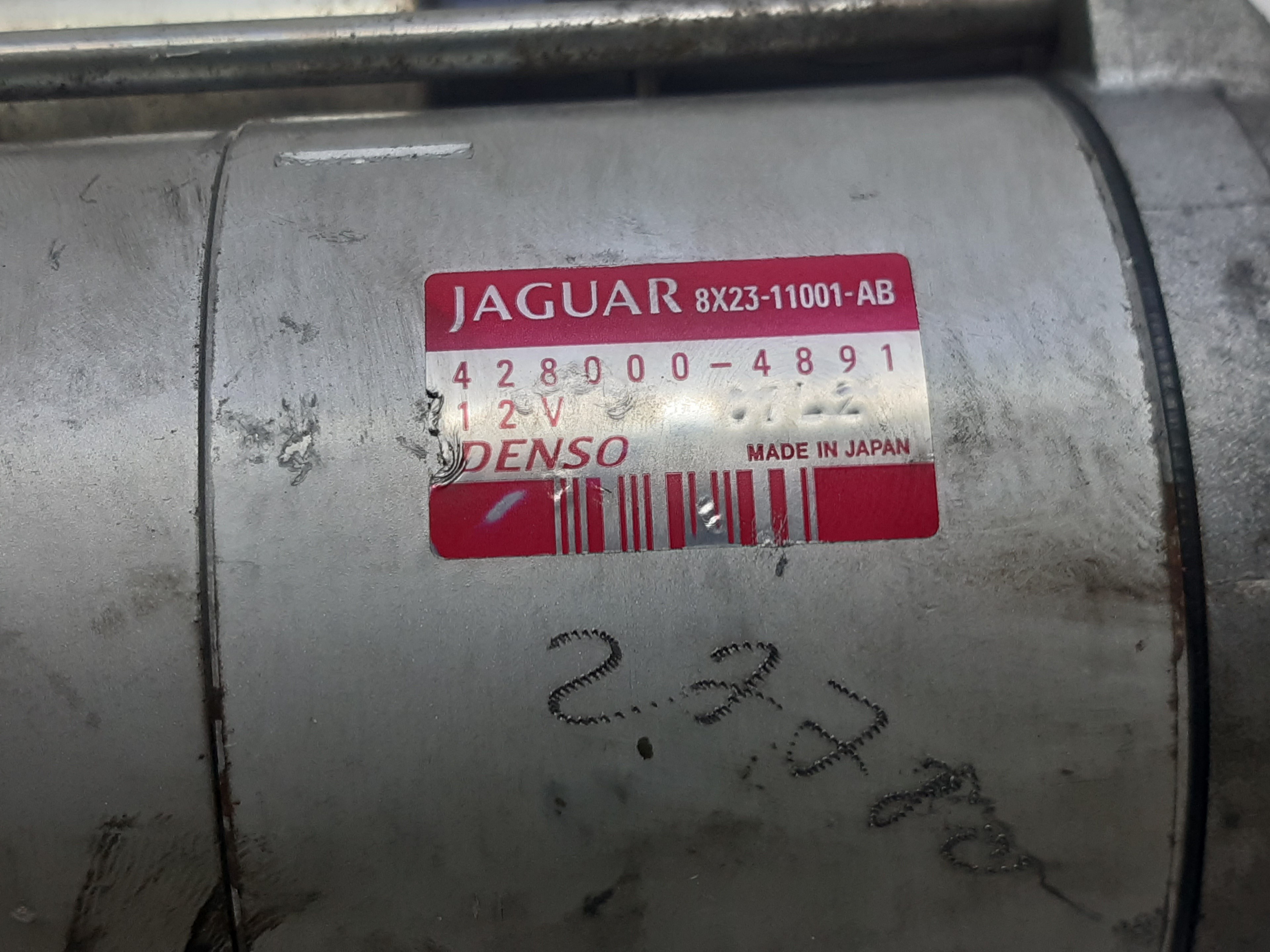 JAGUAR XF 1 generation  (2011-2016) Startovací motor 4280004891 22416586