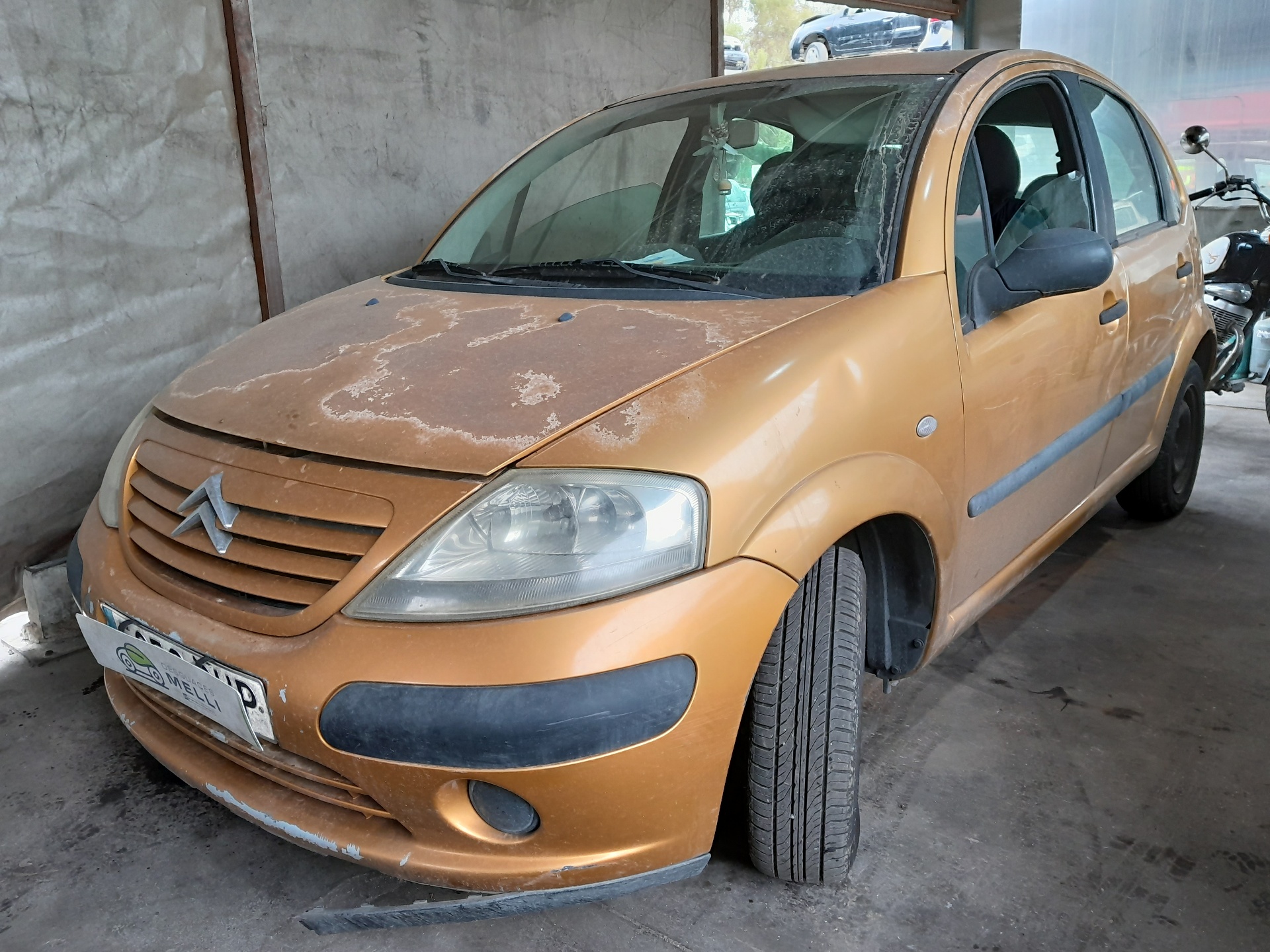 CITROËN C3 1 generation (2002-2010) Galinės dešinės durys 9008Q5 20139819