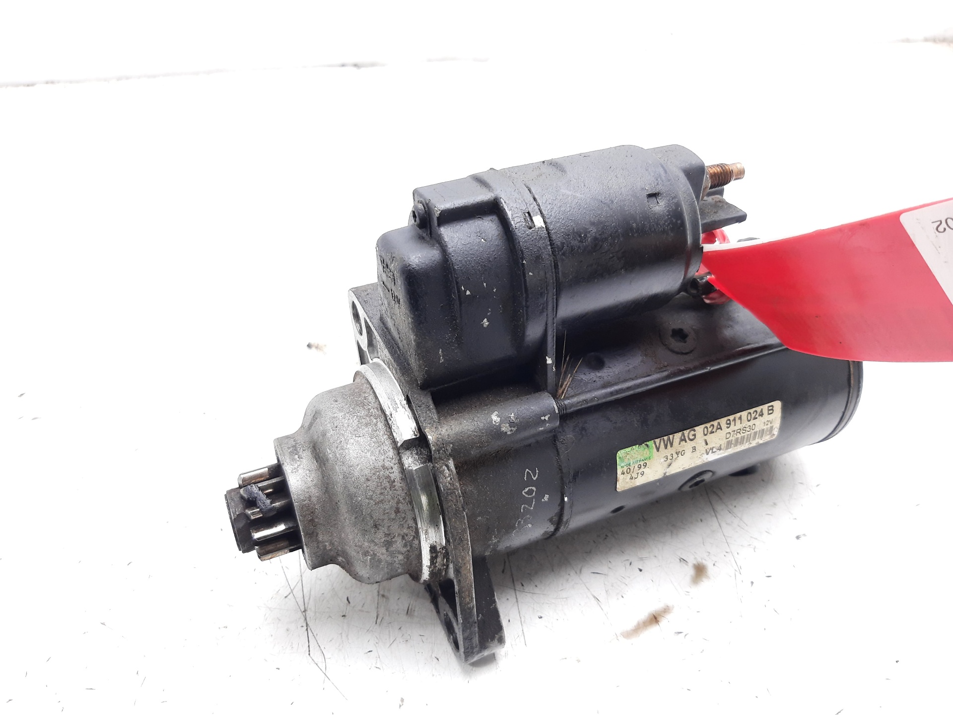 SEAT Toledo 2 generation (1999-2006) Starter Motor 02A911024B 22561466