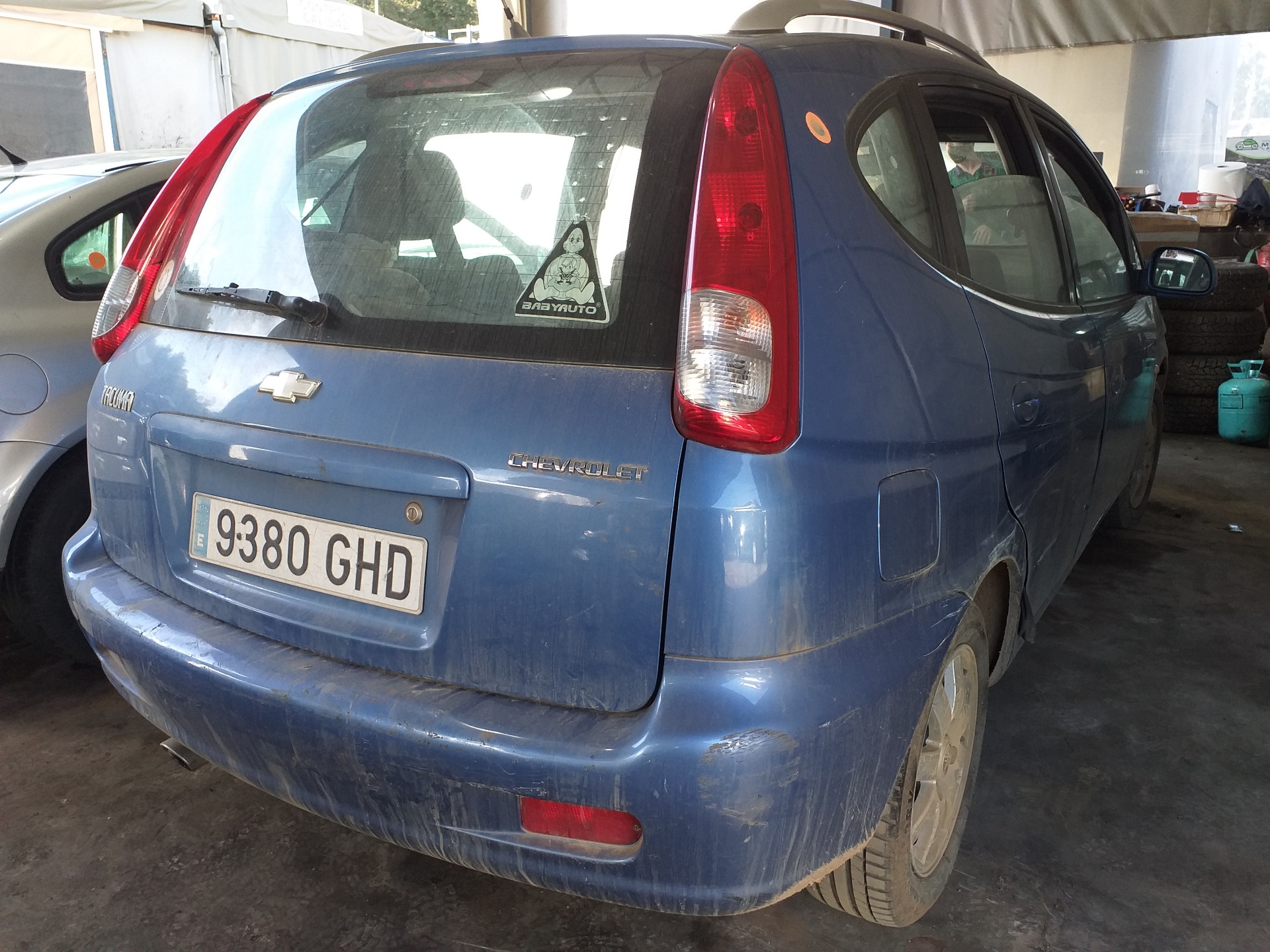 CHEVROLET Rezzo 1 generation (2004-2009) Mâner exterior ușă stânga spate 96260969 18736426