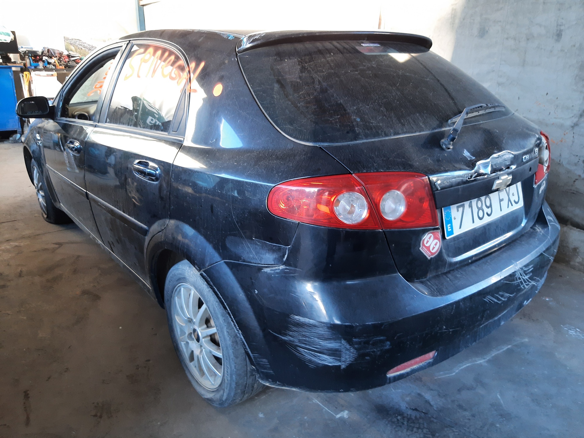 CHEVROLET Lacetti J200 (2004-2024) Udvendigt håndtag til venstre bagdør 96547981 22020370