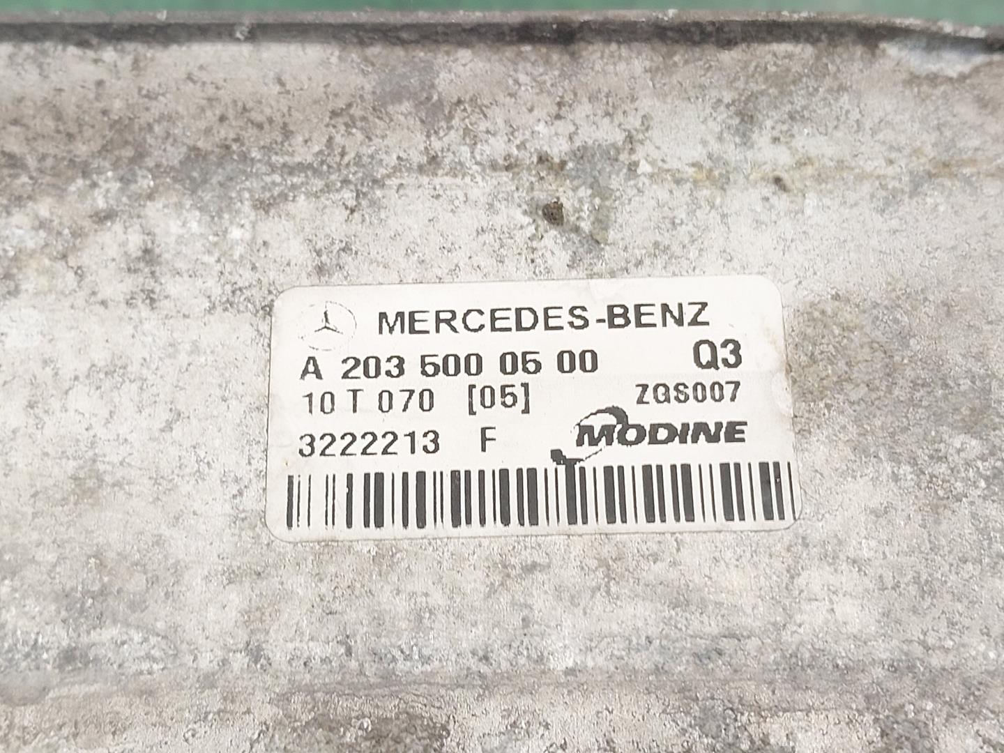 MERCEDES-BENZ C-Class W203/S203/CL203 (2000-2008) Радиатор интеркулера A2035000500 22487725