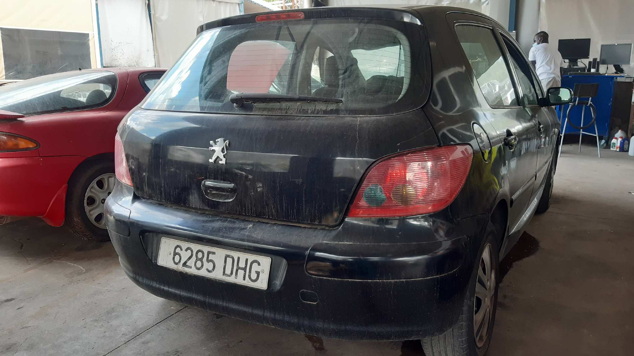 PEUGEOT 307 1 generation (2001-2008) Priekinių dešinių durų stiklo pakelėjas 9222K0 18529829