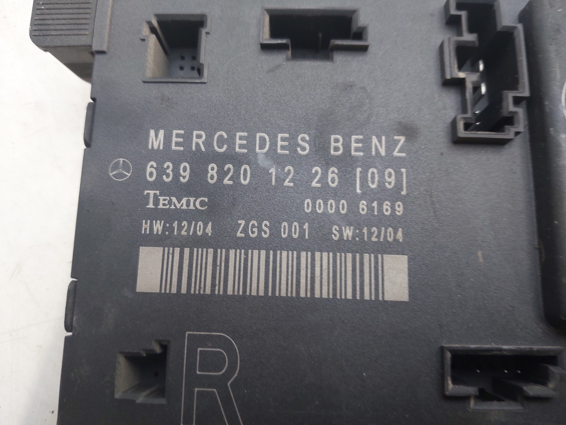 MERCEDES-BENZ Vito W639 (2003-2015) Other Control Units 6398201226 24769102