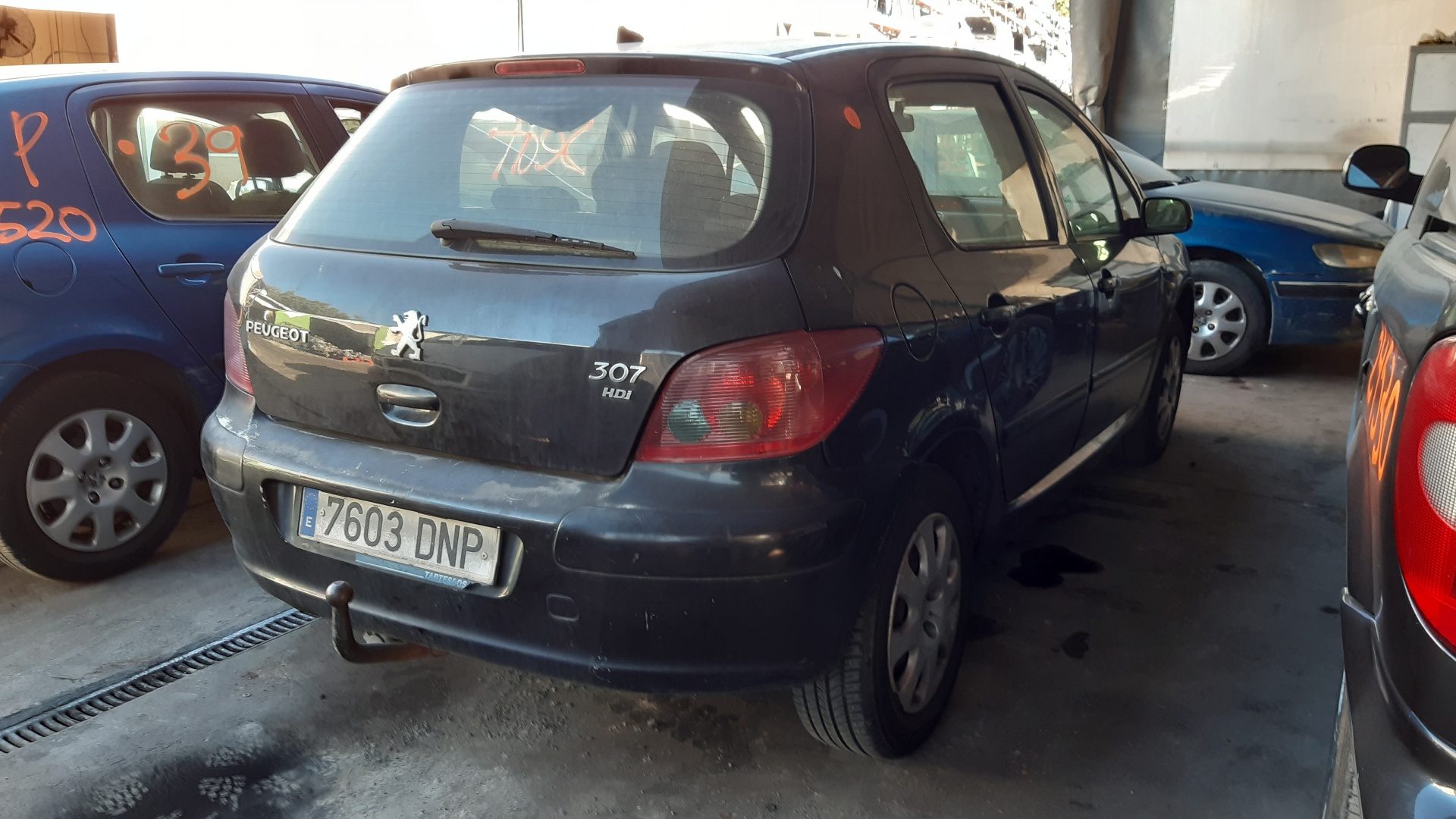 PEUGEOT 307 1 generation (2001-2008) Вентилятор диффузора 9650116580 18709797