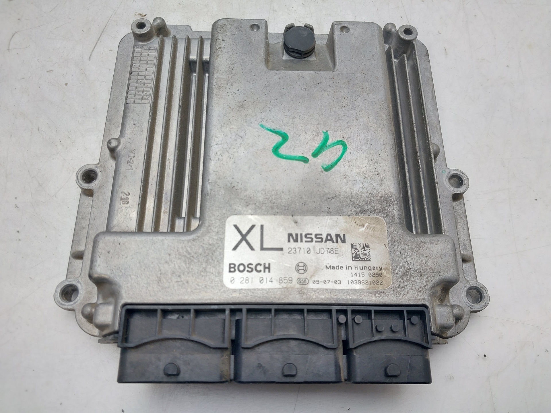 NISSAN Qashqai 1 generation (2007-2014) Engine Control Unit ECU 23710JD78E 22328950