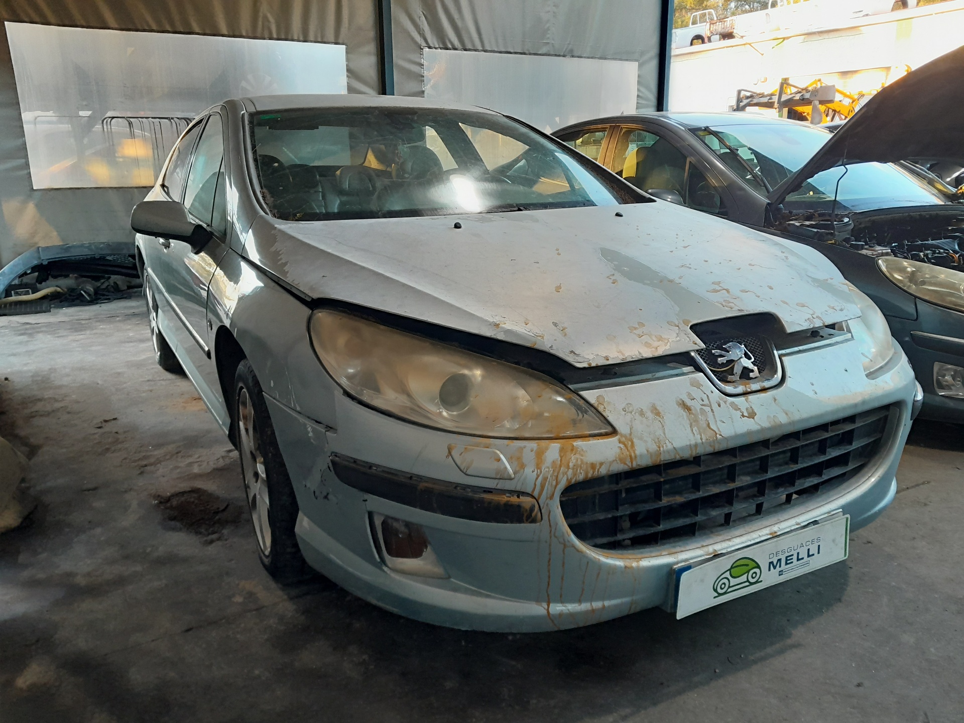 PEUGEOT 407 1 generation (2004-2010) Priekšējais kreisais durvju spogulis 96456984XT 22629952