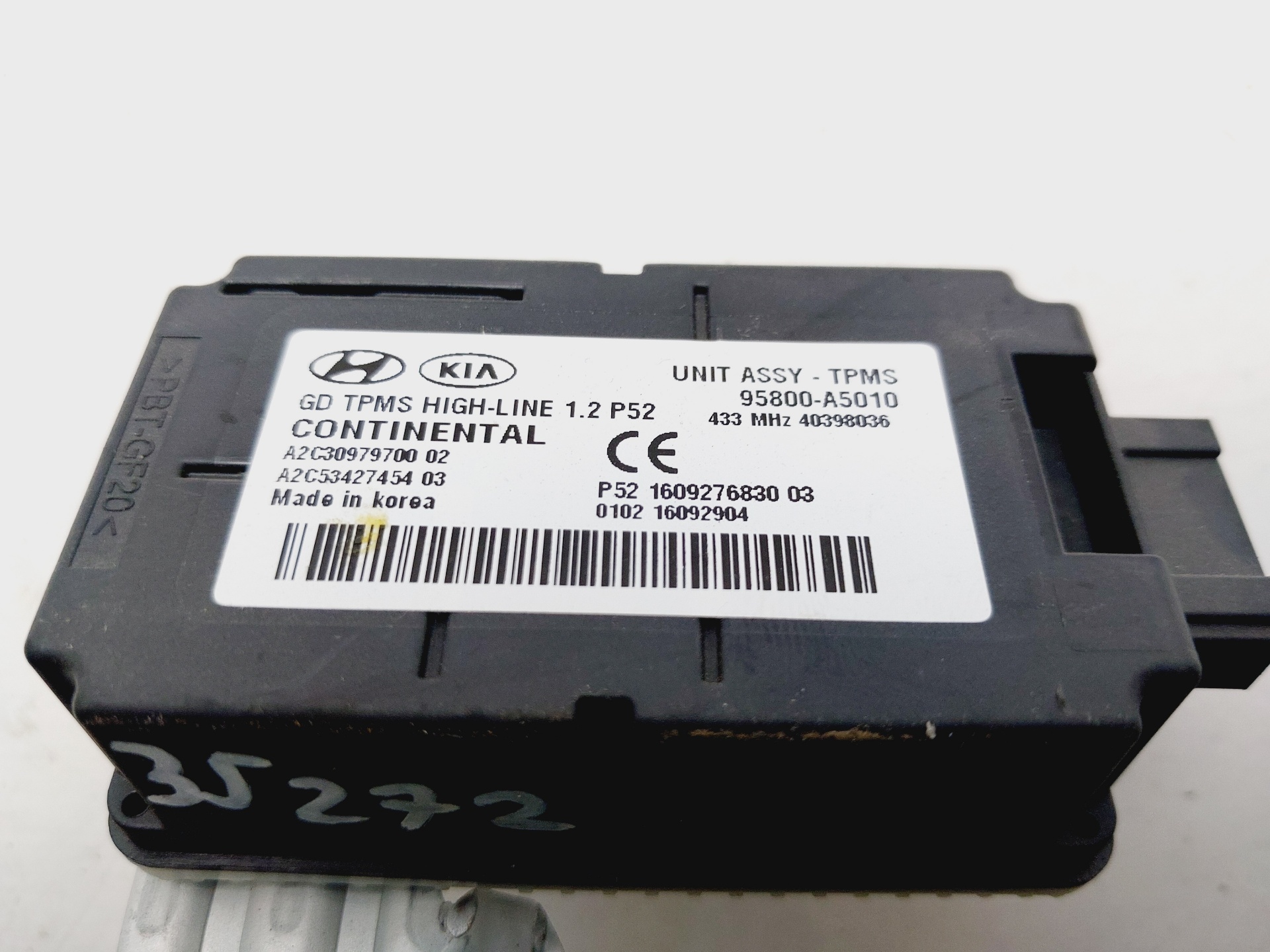 HYUNDAI i30 GD (2 generation) (2012-2017) Other Control Units 95800A5010 26602624